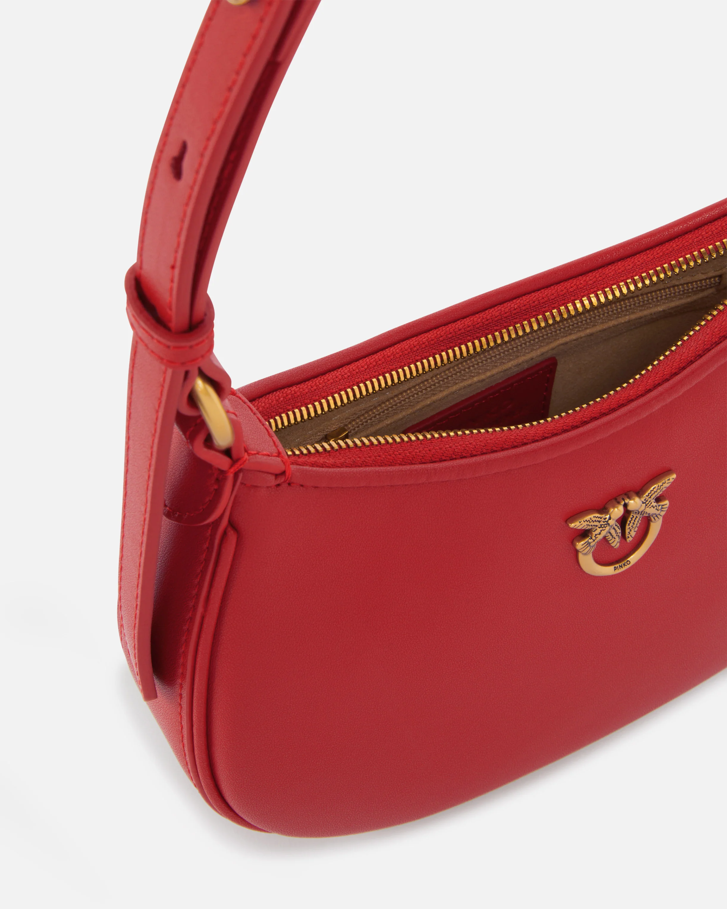 Baby borsa a spalla Half Moon in pelle - Image 4