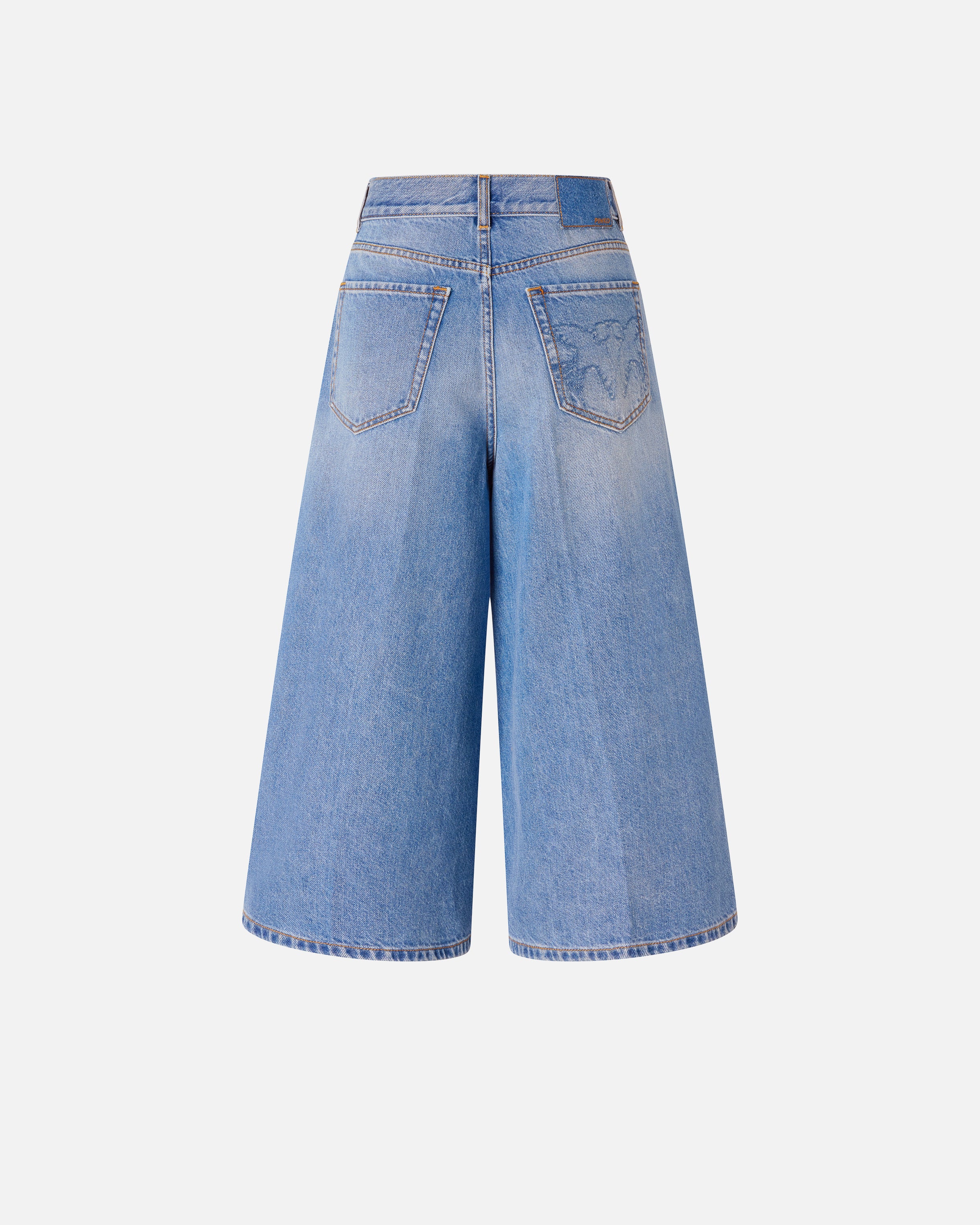 Bermuda wide leg in denim - Image 6
