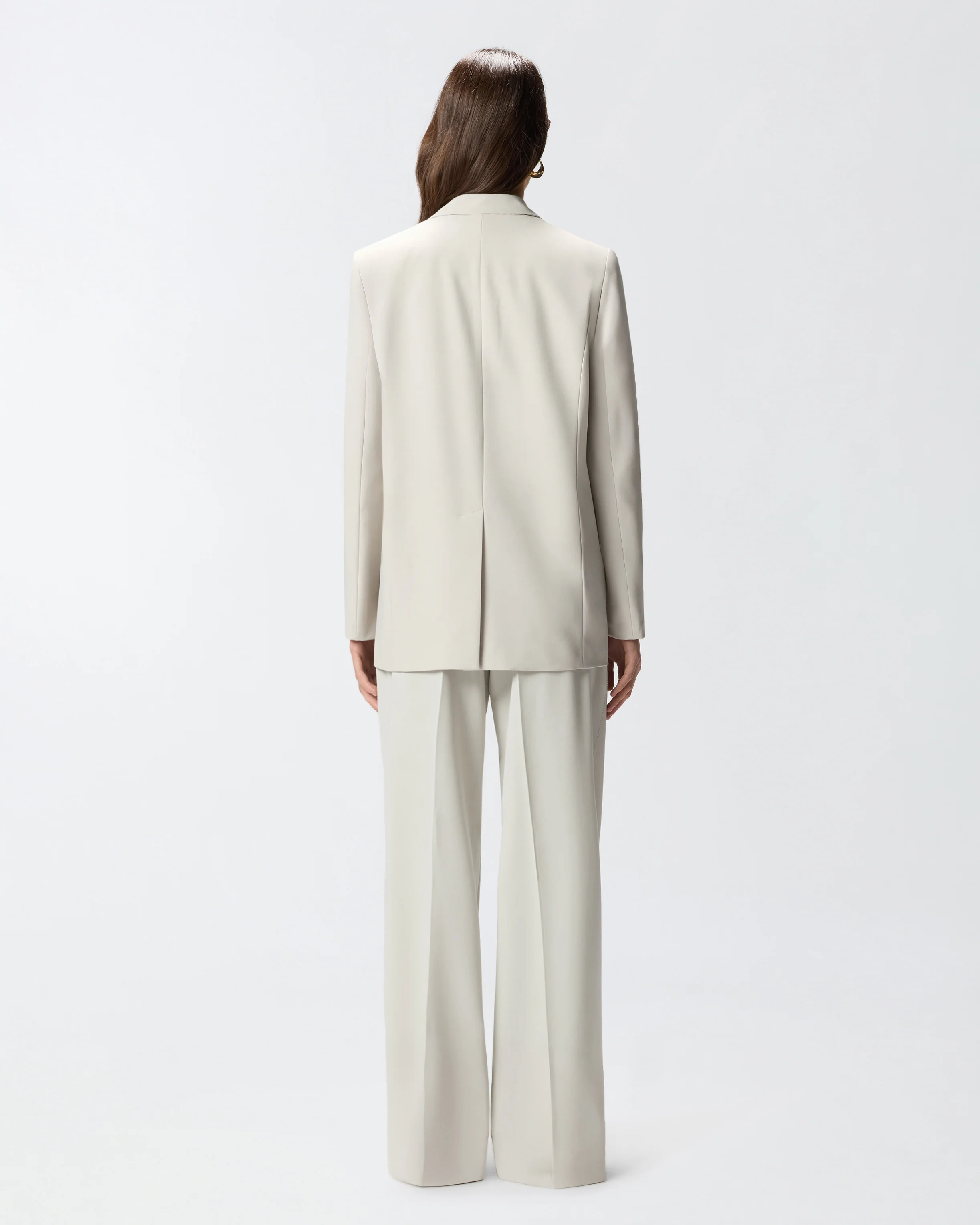 Blazer fluido con spacco posteriore - Image 3