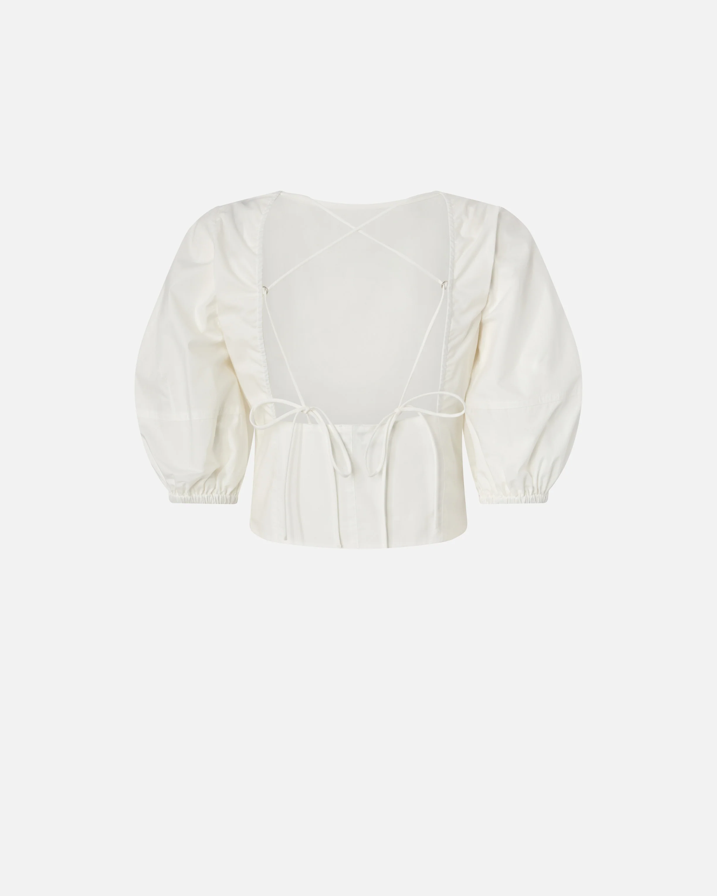 Blusa cropped con schiena scoperta - Image 6