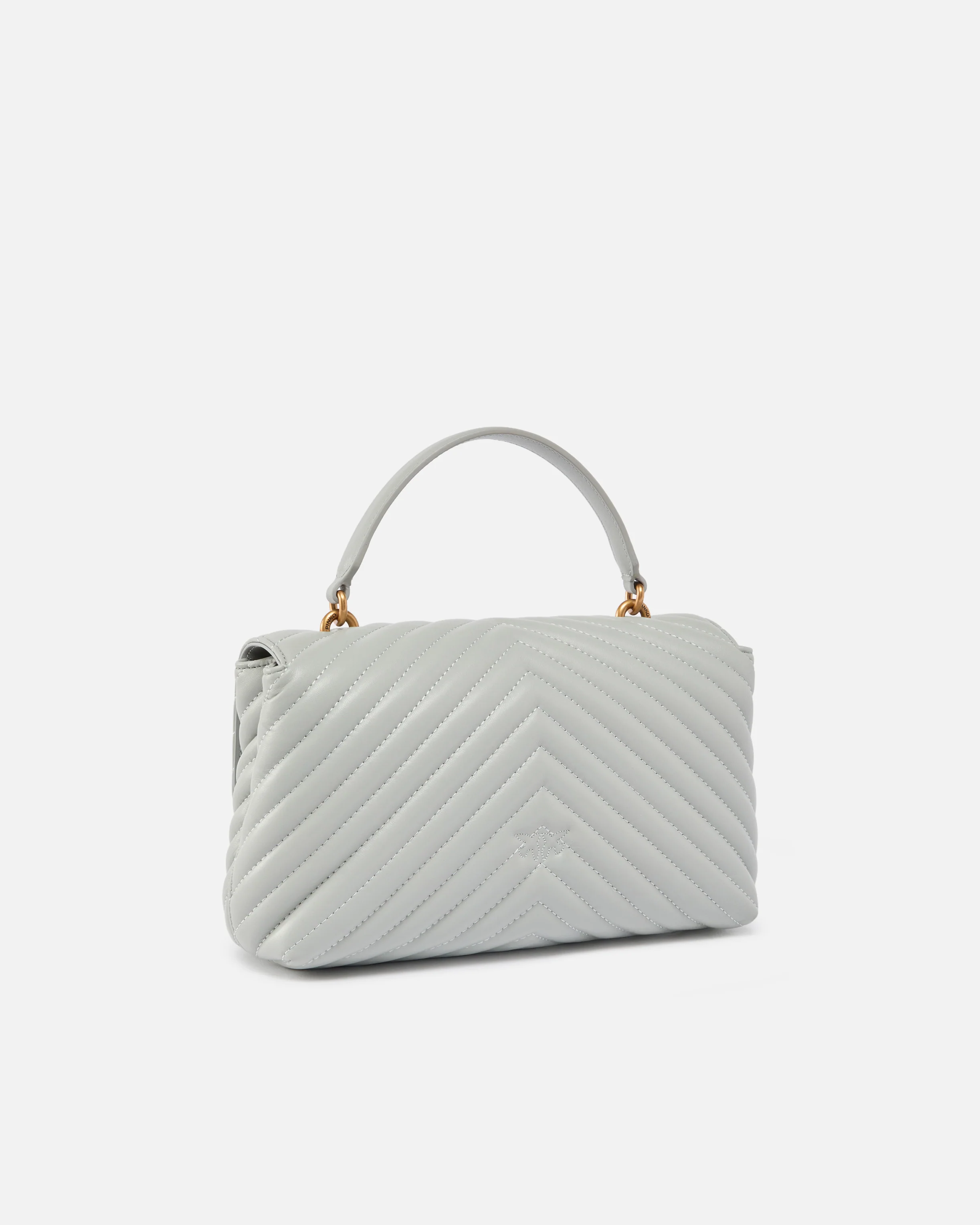 Borsa a mano media Love Bag Puff Chevron in nappa - Image 2