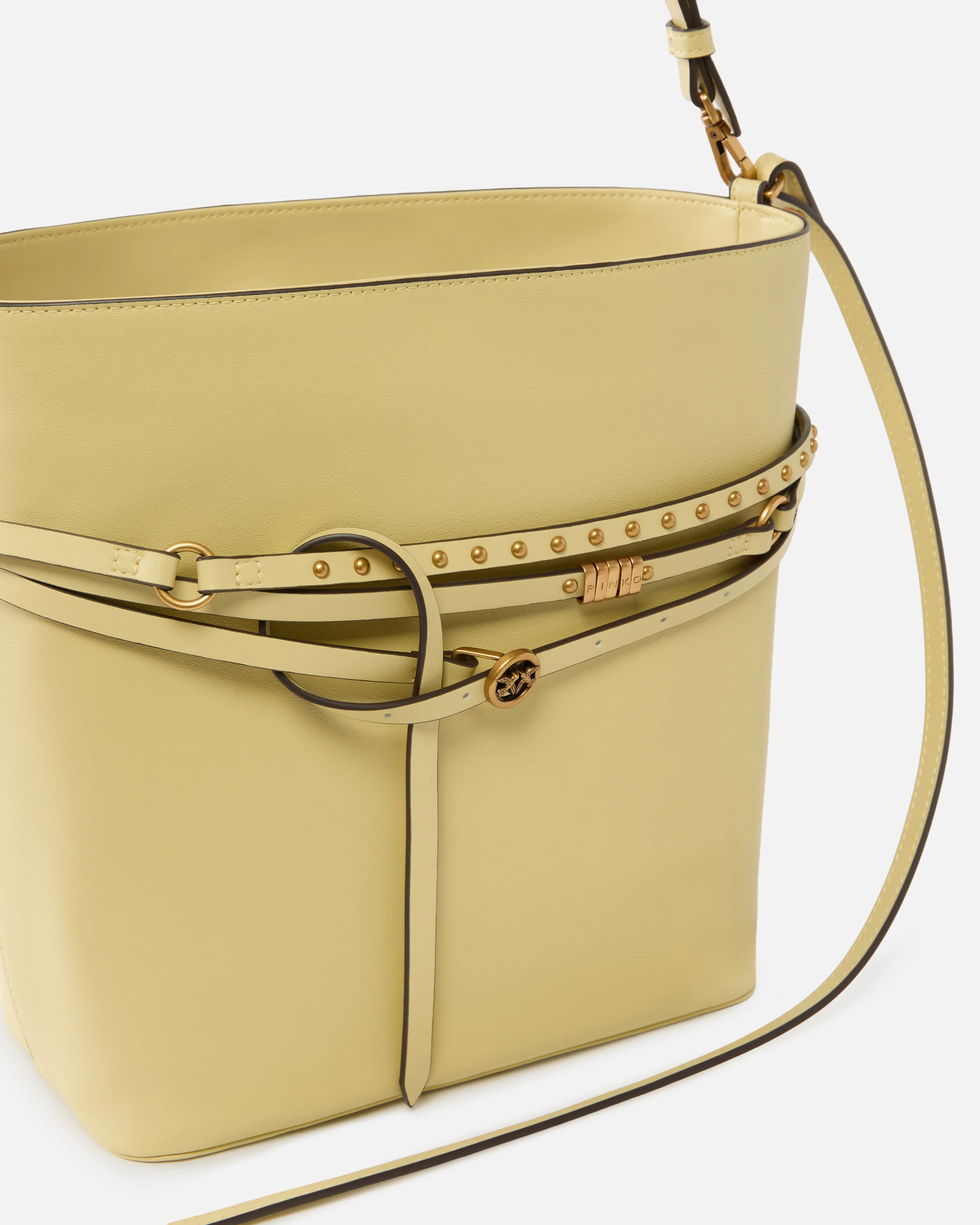 Borsa a spalla media Bucket Belt Bag in pelle - Image 3