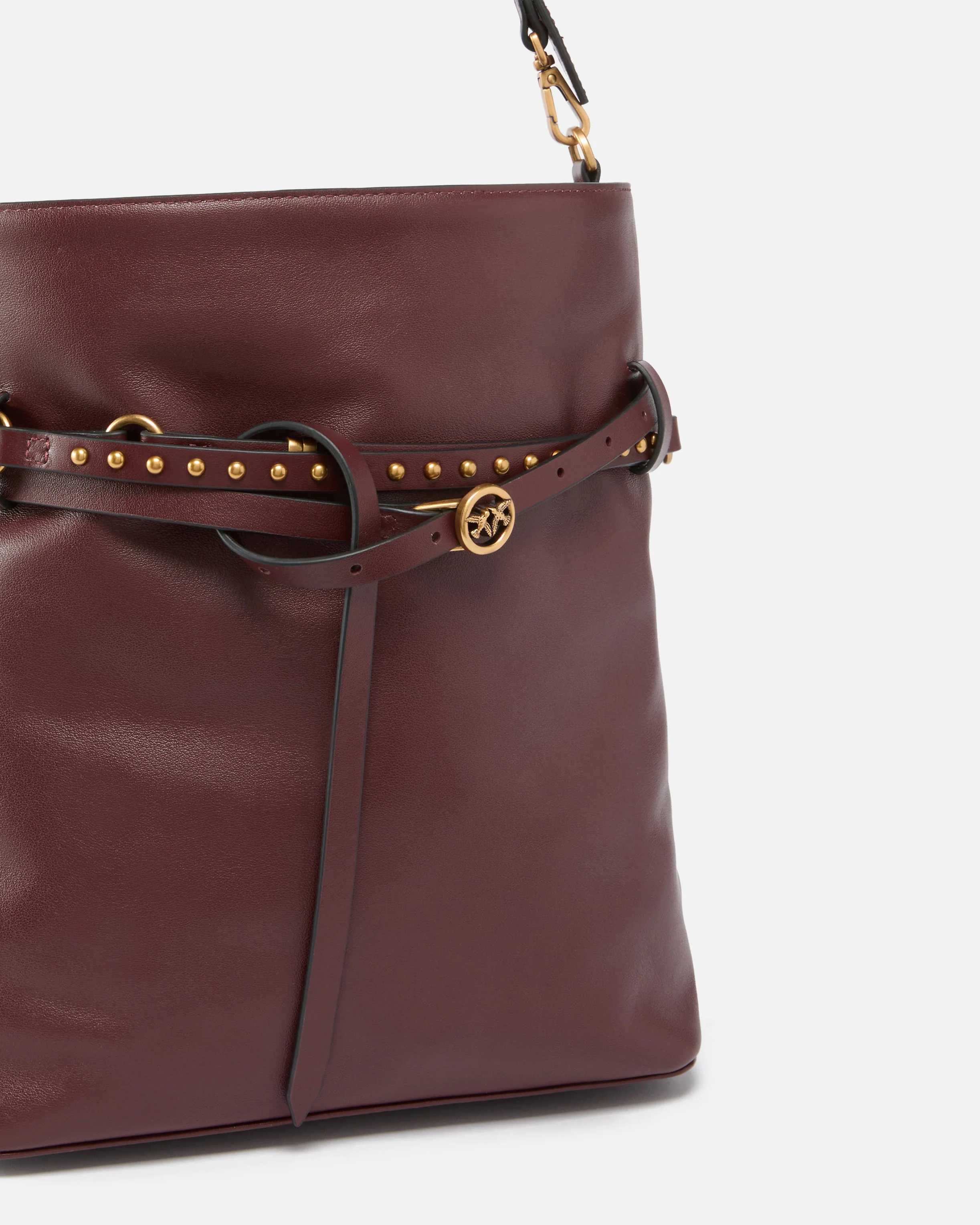Borsa a spalla media Bucket Belt Bag in pelle - Image 3