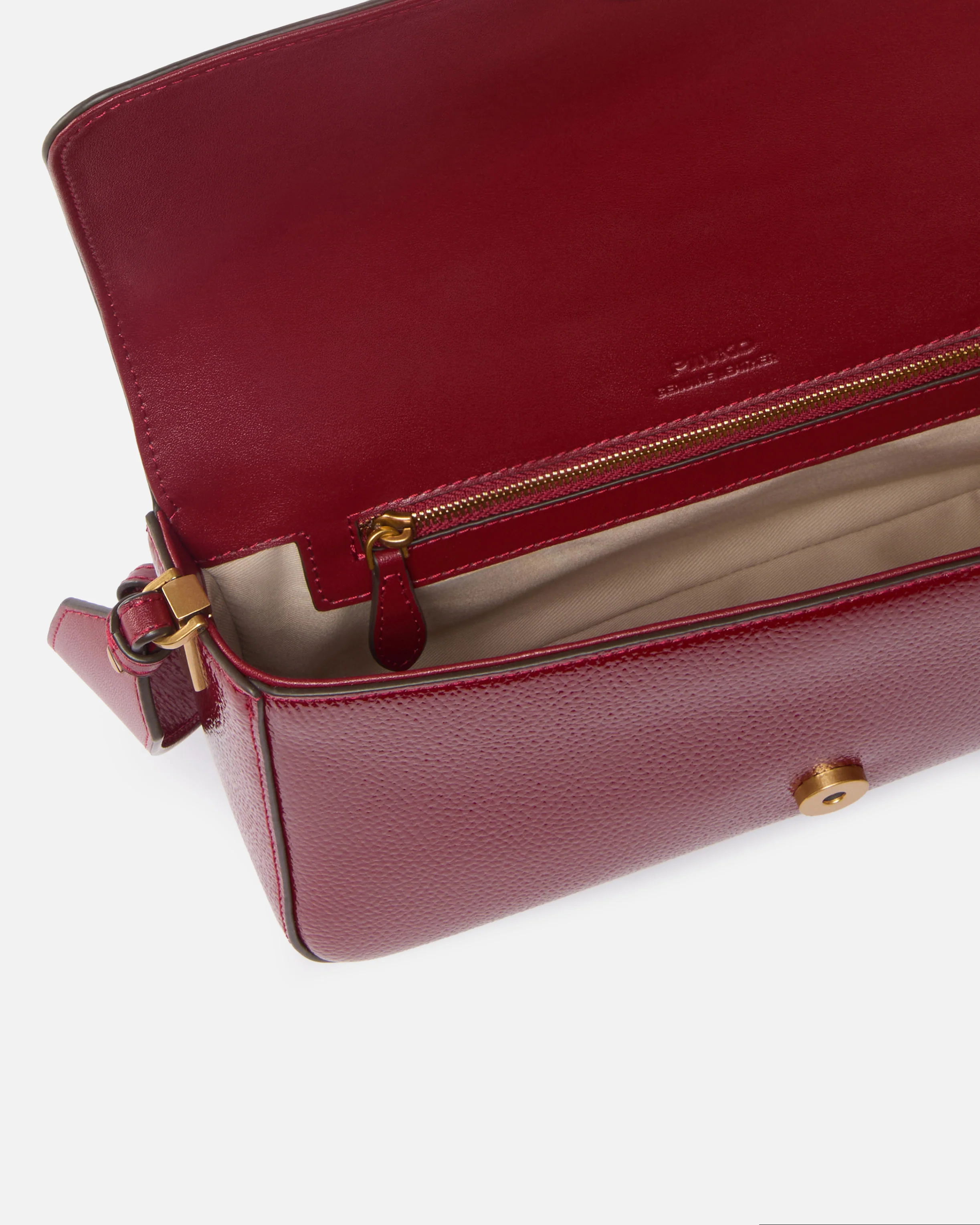 Borsa a spalla media Love Bag One Slouchy in pelle bottalata - Image 4
