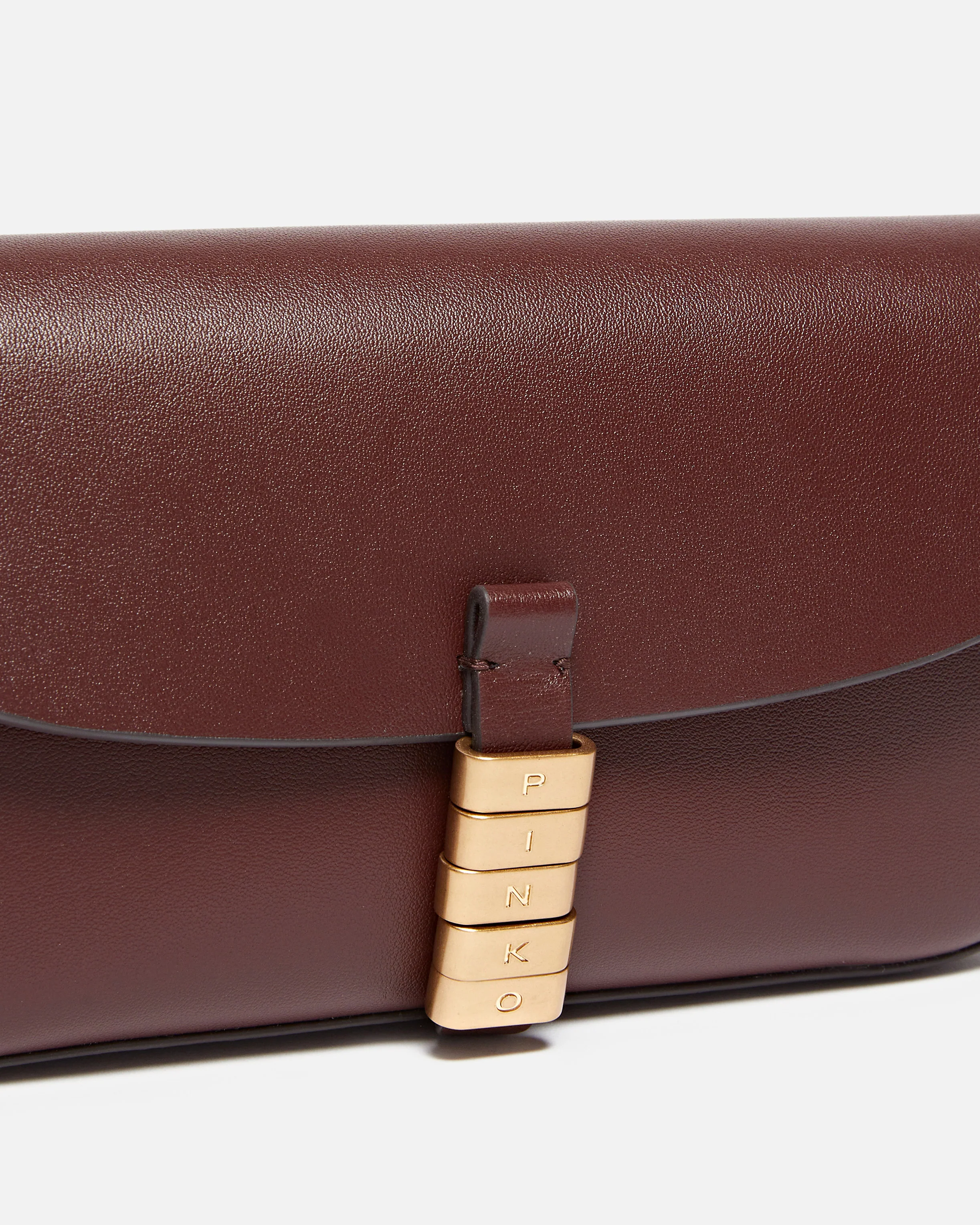 Borsa a spalla media Saddle Flat in pelle - Image 3