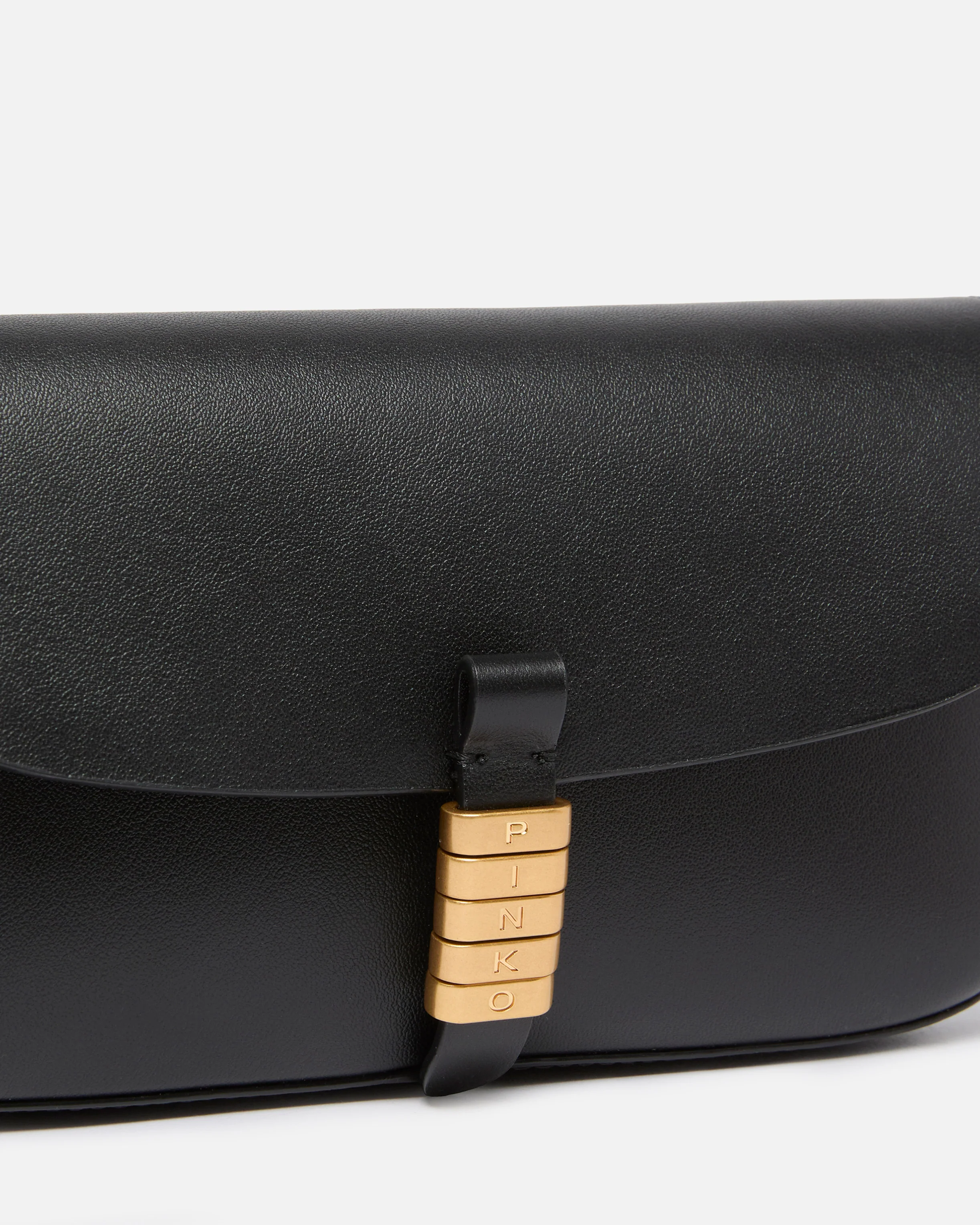 Borsa a spalla media Saddle Flat in pelle - Image 3