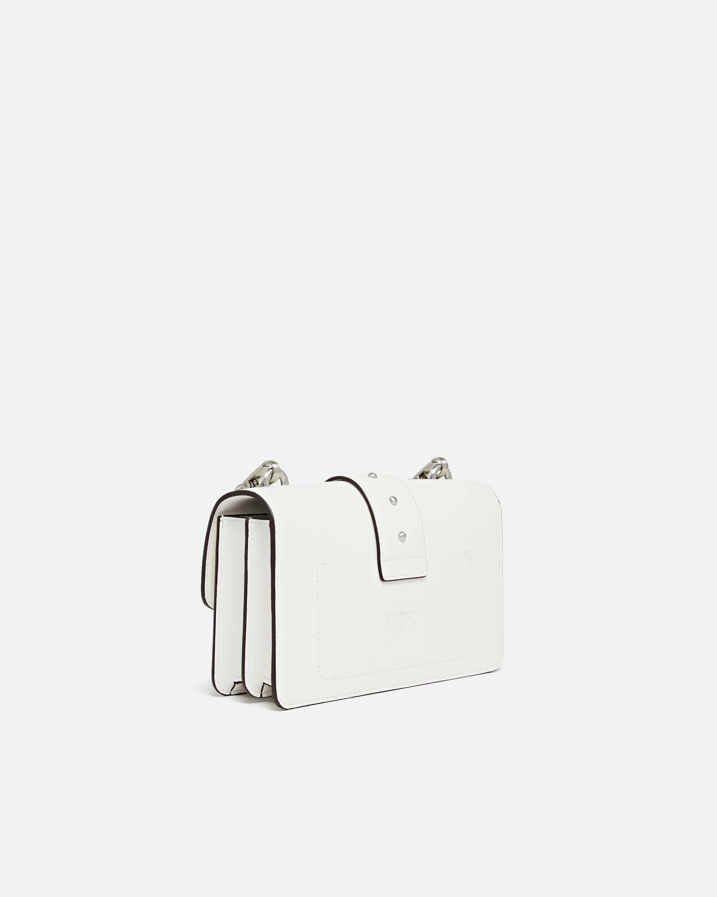 Borsa a spalla Mini Love Bag One in pelle con fibbia turchese - Image 2