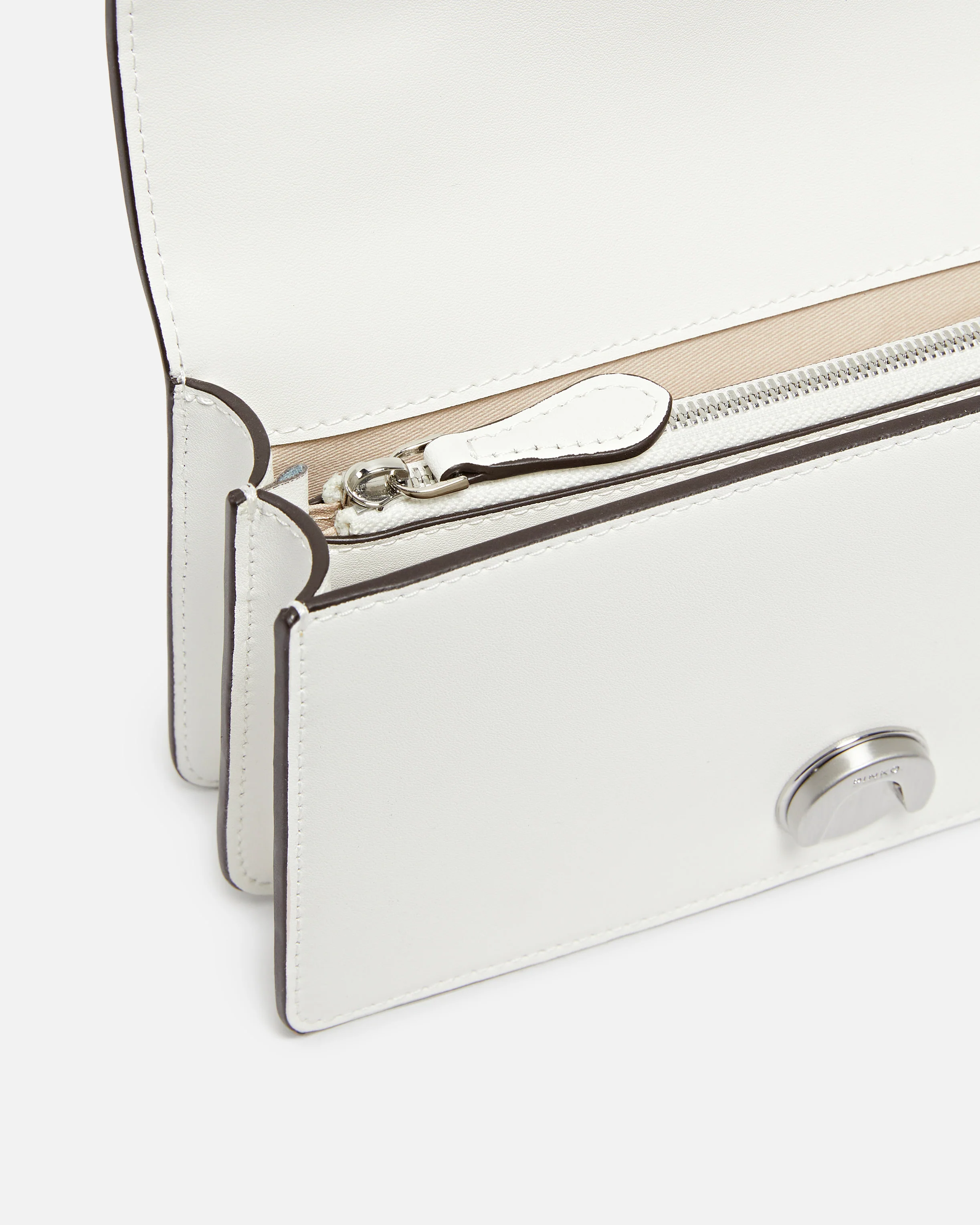 Borsa a spalla Mini Love Bag One in pelle con fibbia turchese - Image 4