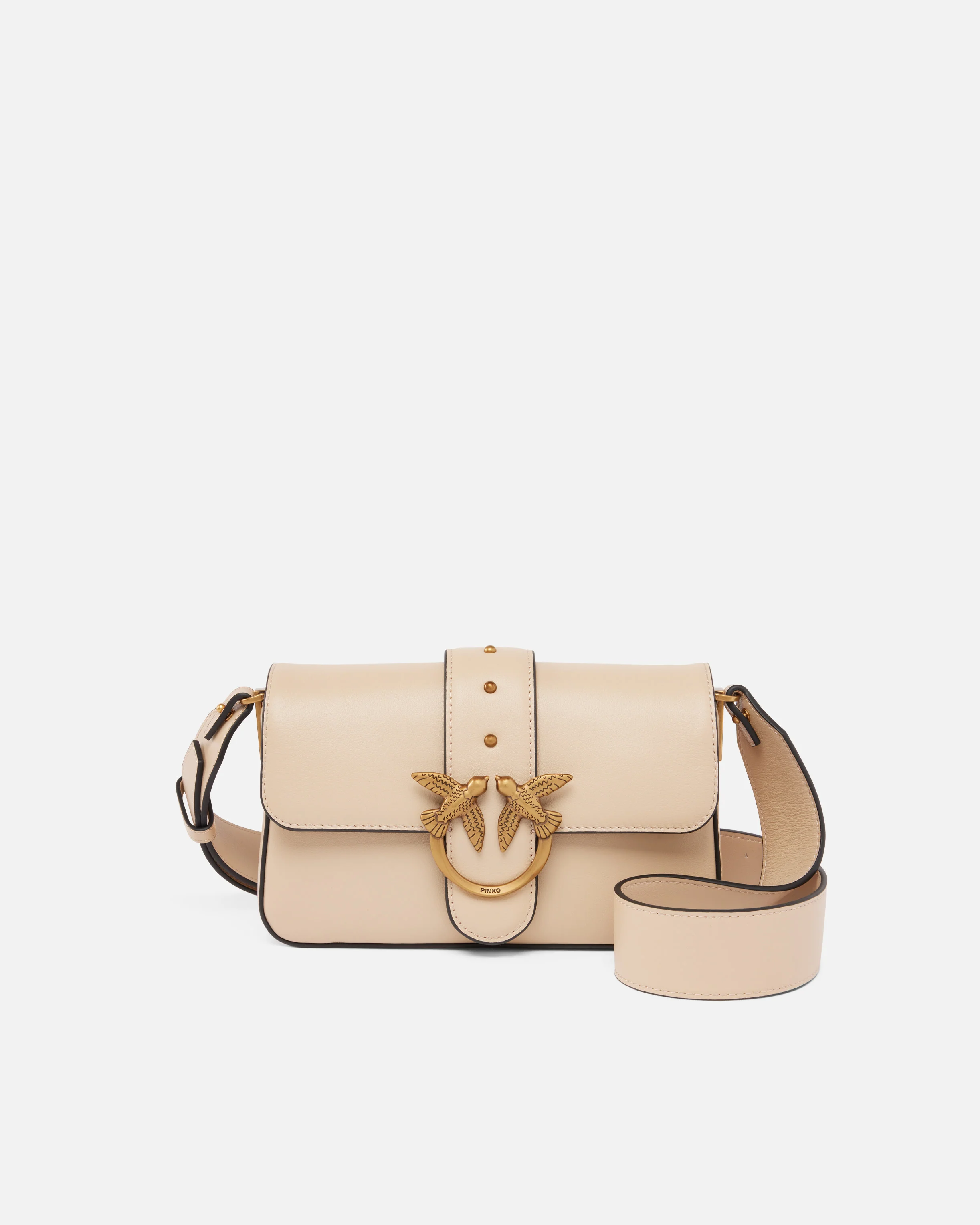 Borsa a spalla morbida Mini Love Bag in pelle