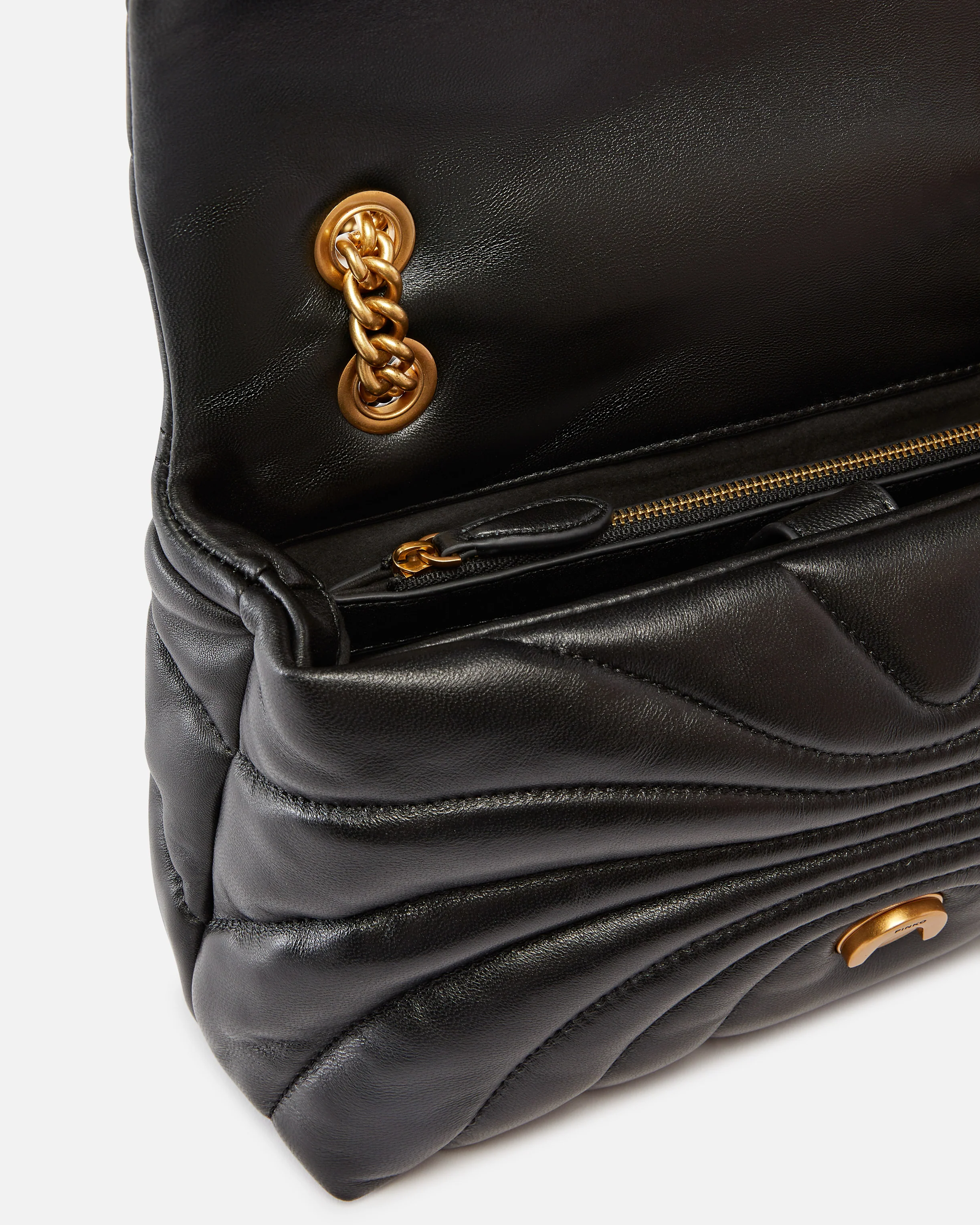 Borsa a tracolla grande Love Bag Puff trapunta farfalla - Image 4