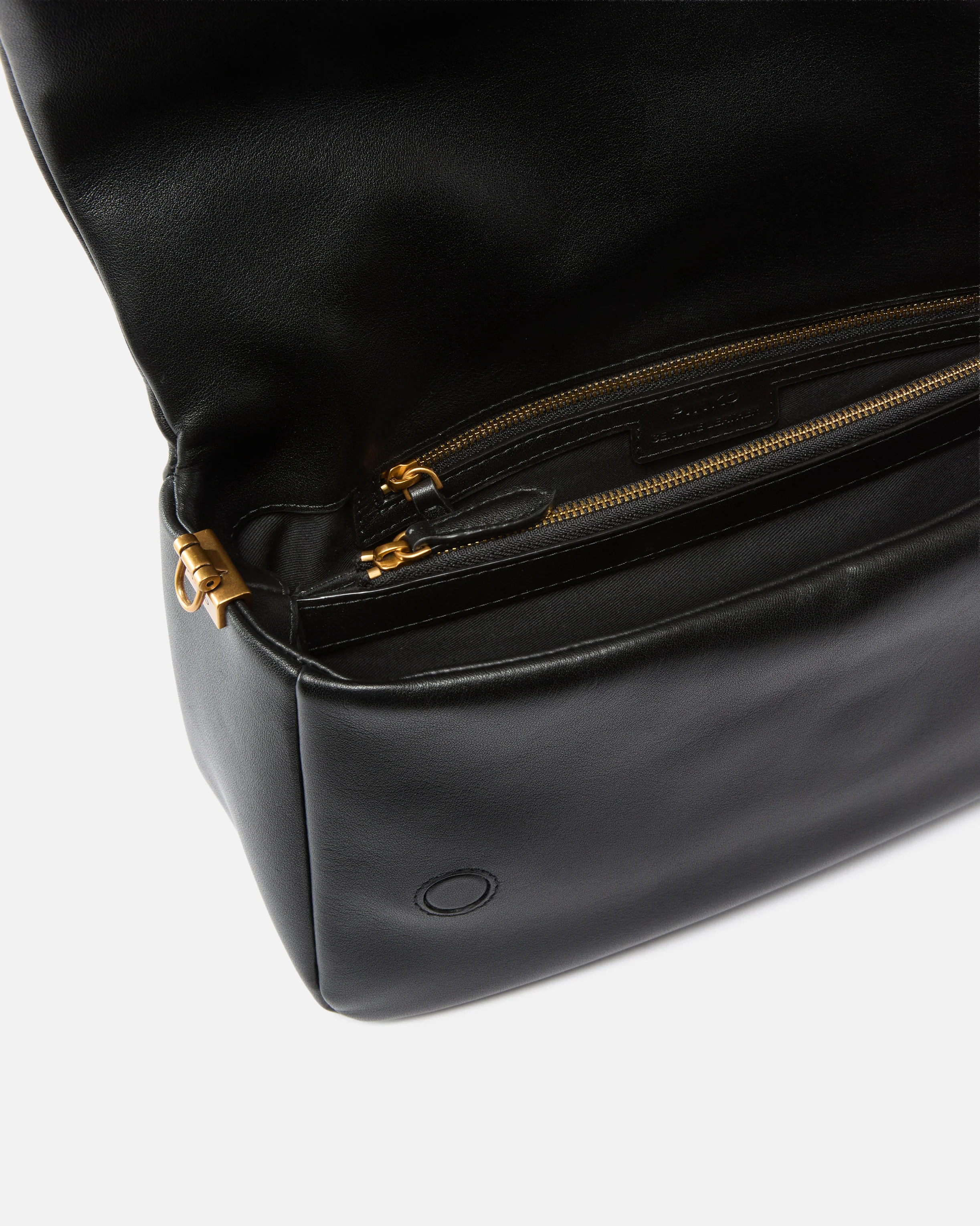 Borsa a tracolla media Love Bag Click Soft Horizontal Handle in pelle - Image 4