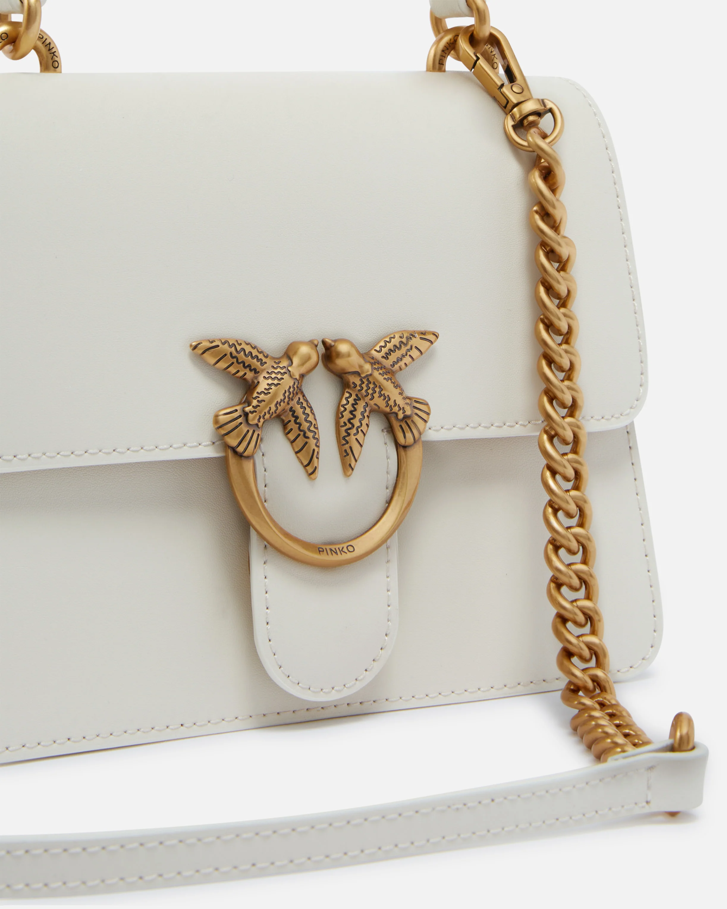 Borsa mini a mano Love Bag Top Handle in pelle - Image 3