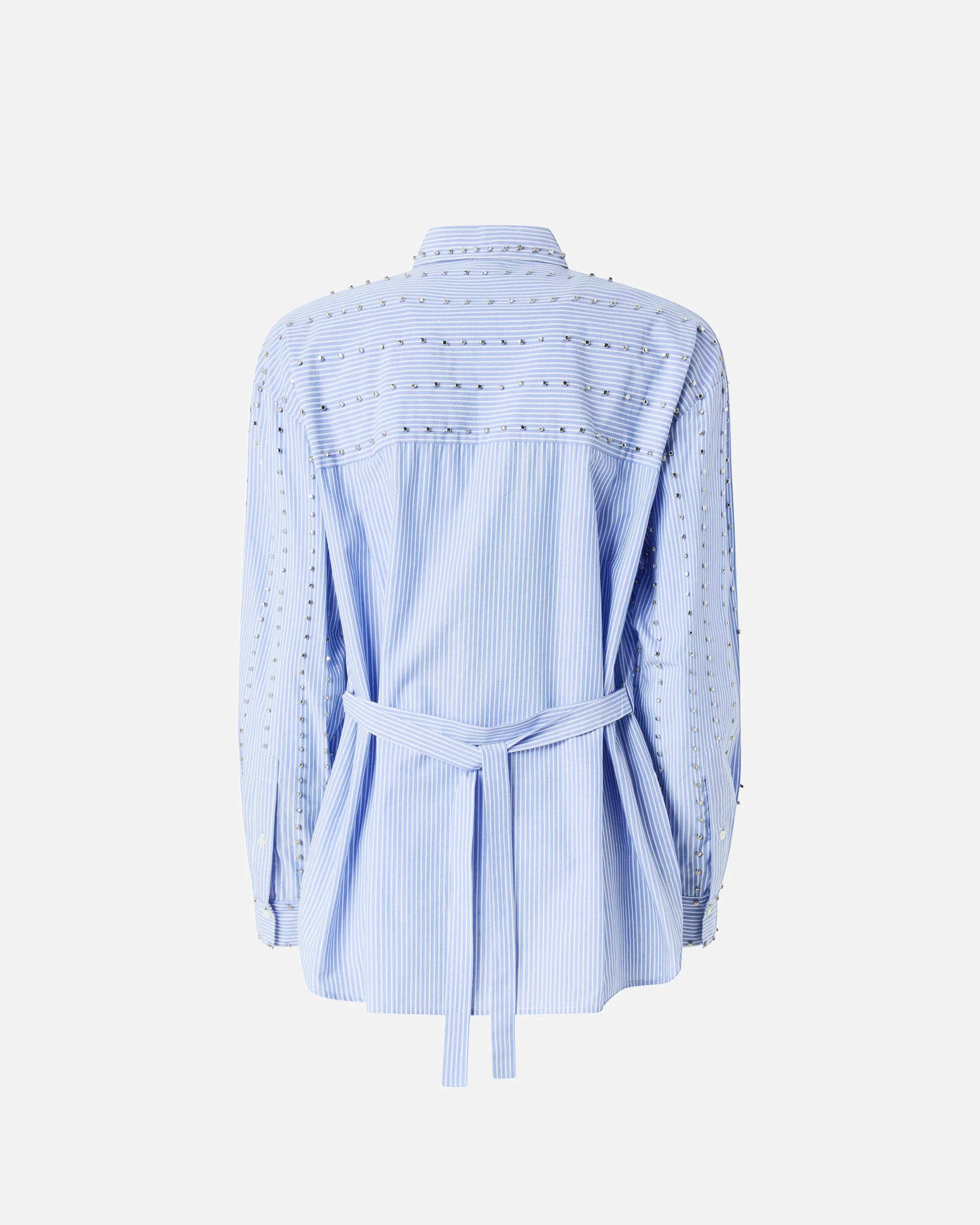 Camicia a righe con decorazione gioiello - Image 6