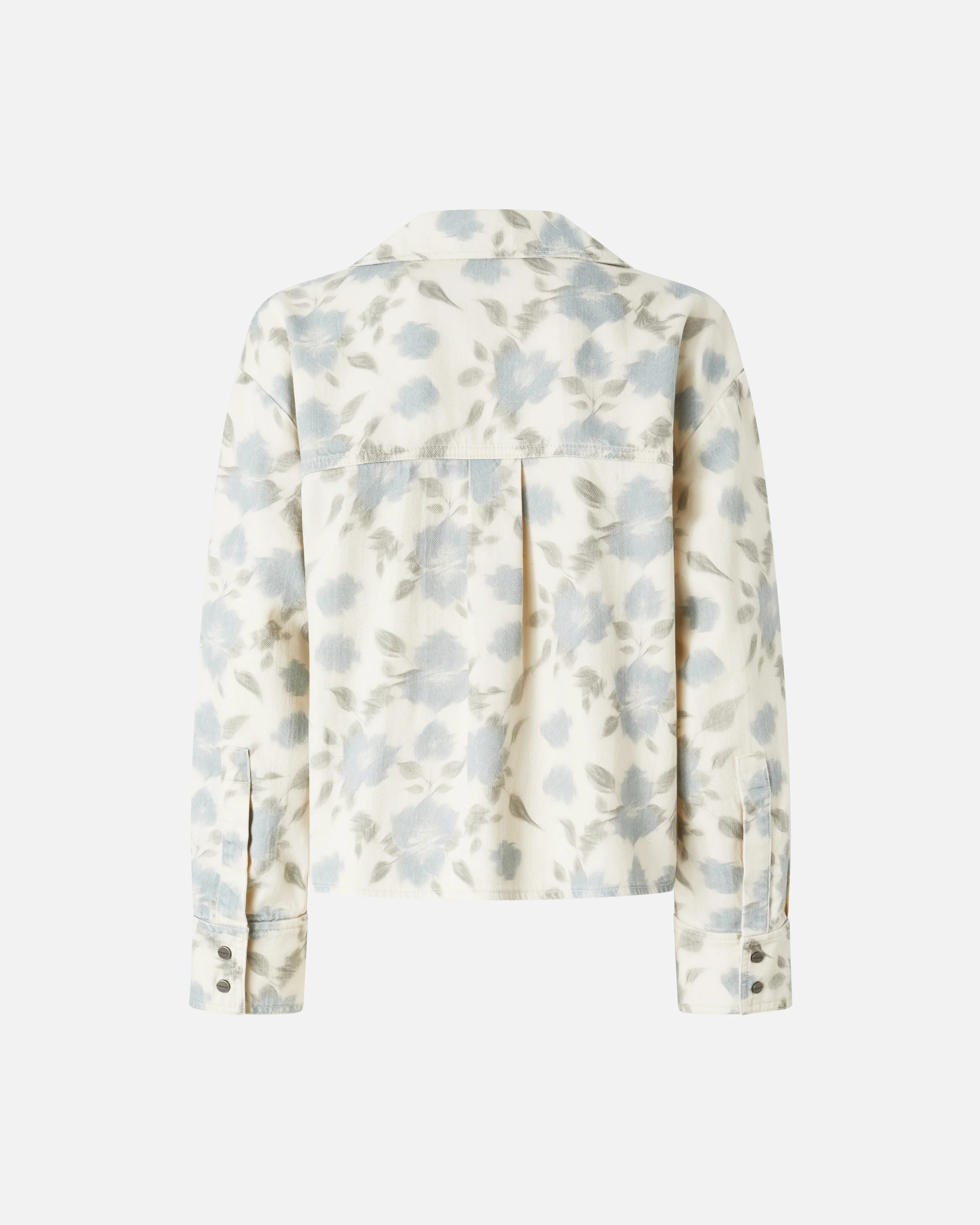 Camicia boxy leggera con stampa a fiori - Image 6