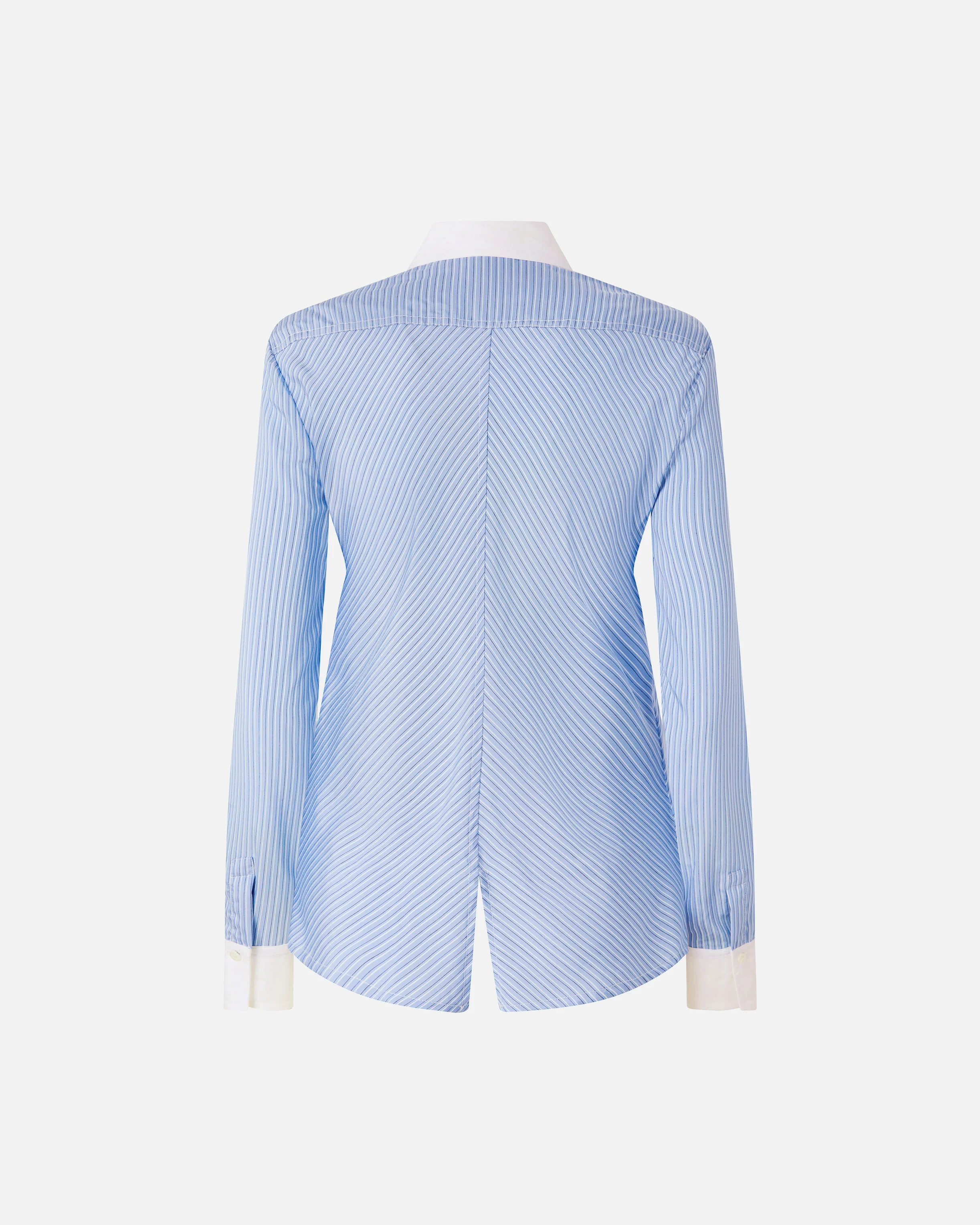 Camicia con collo e polsi a contrasto - Image 6