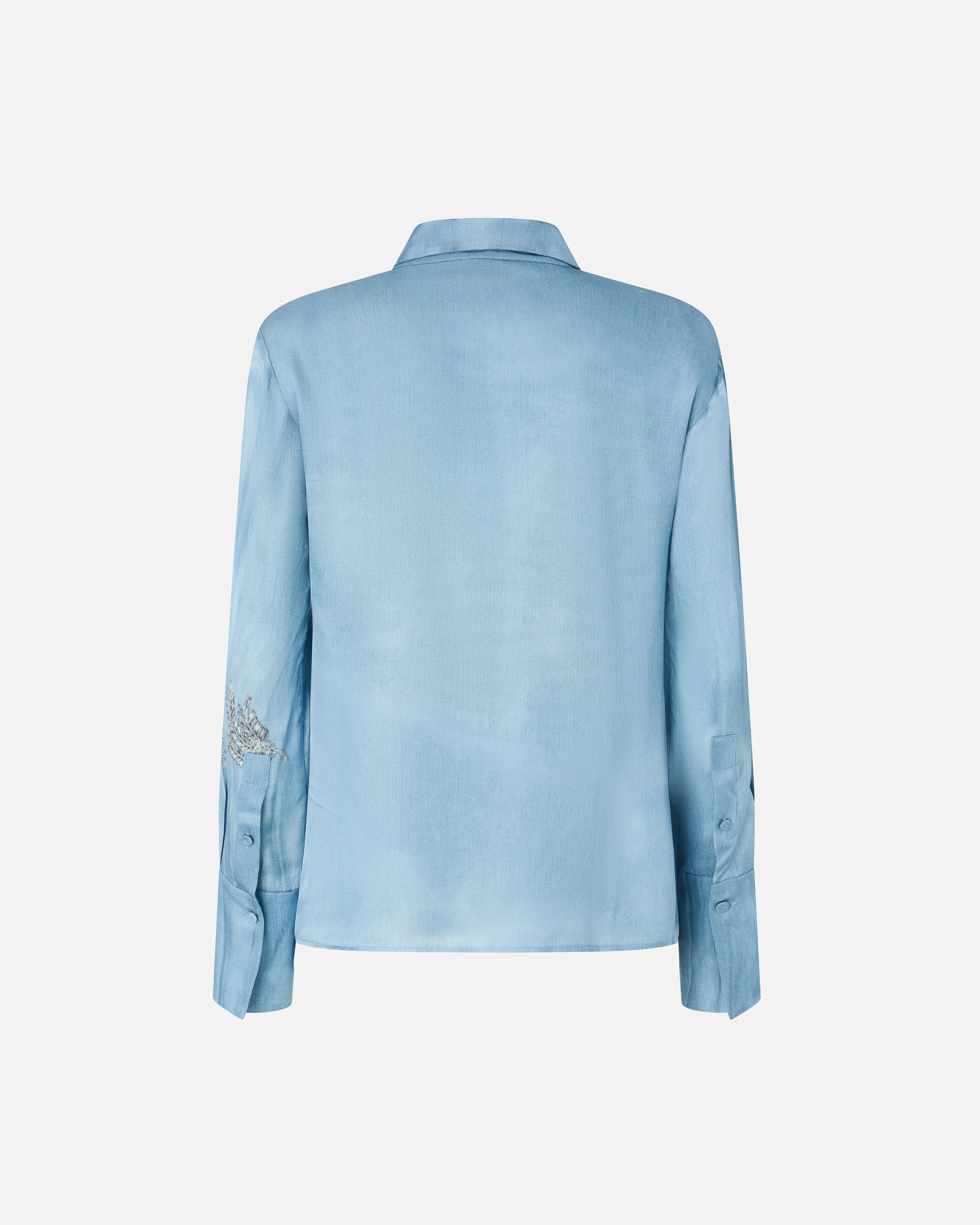 Camicia fluida con stampa gioiello piazzata - Image 6