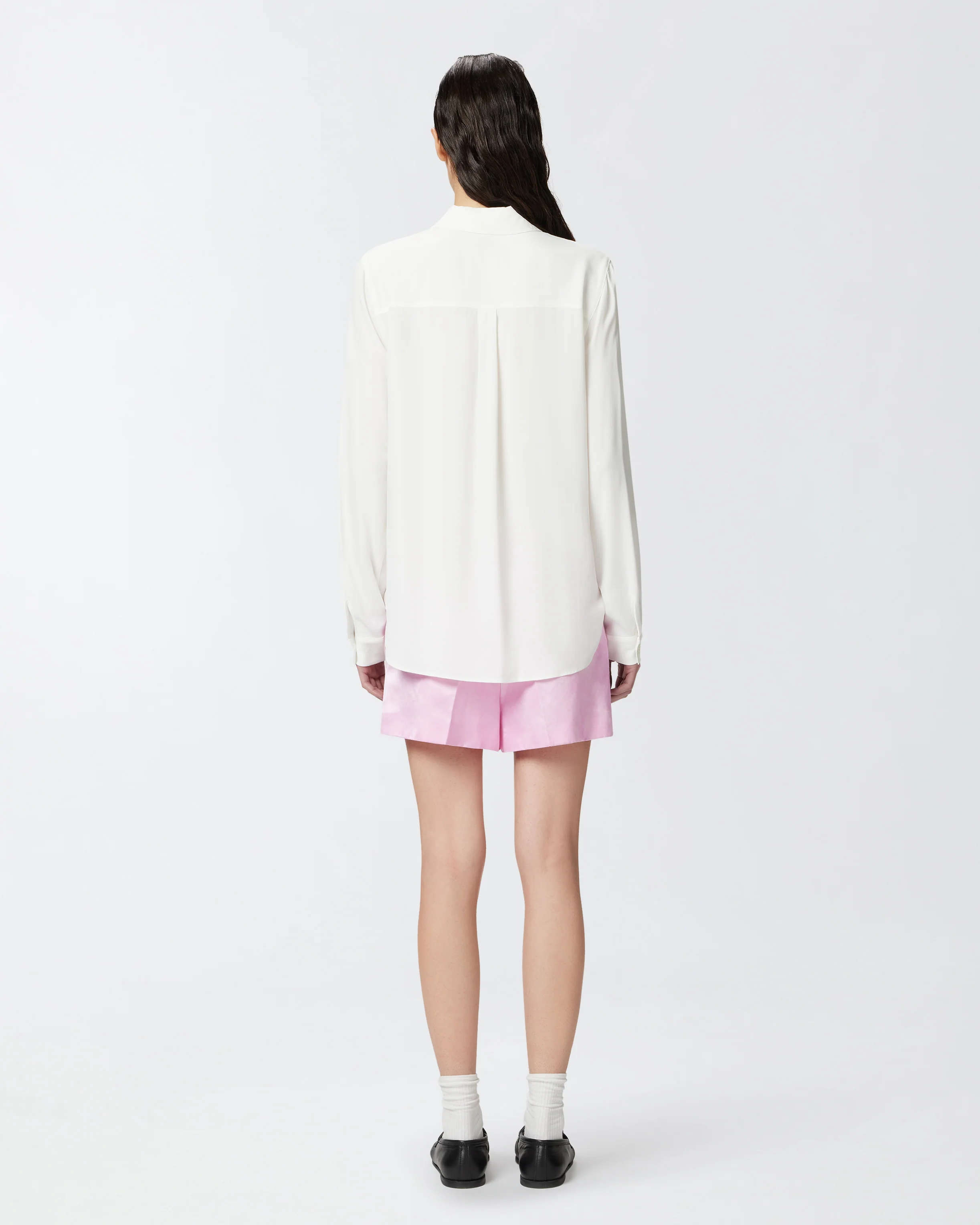 Camicia in crêpe de Chine di misto seta - Image 3
