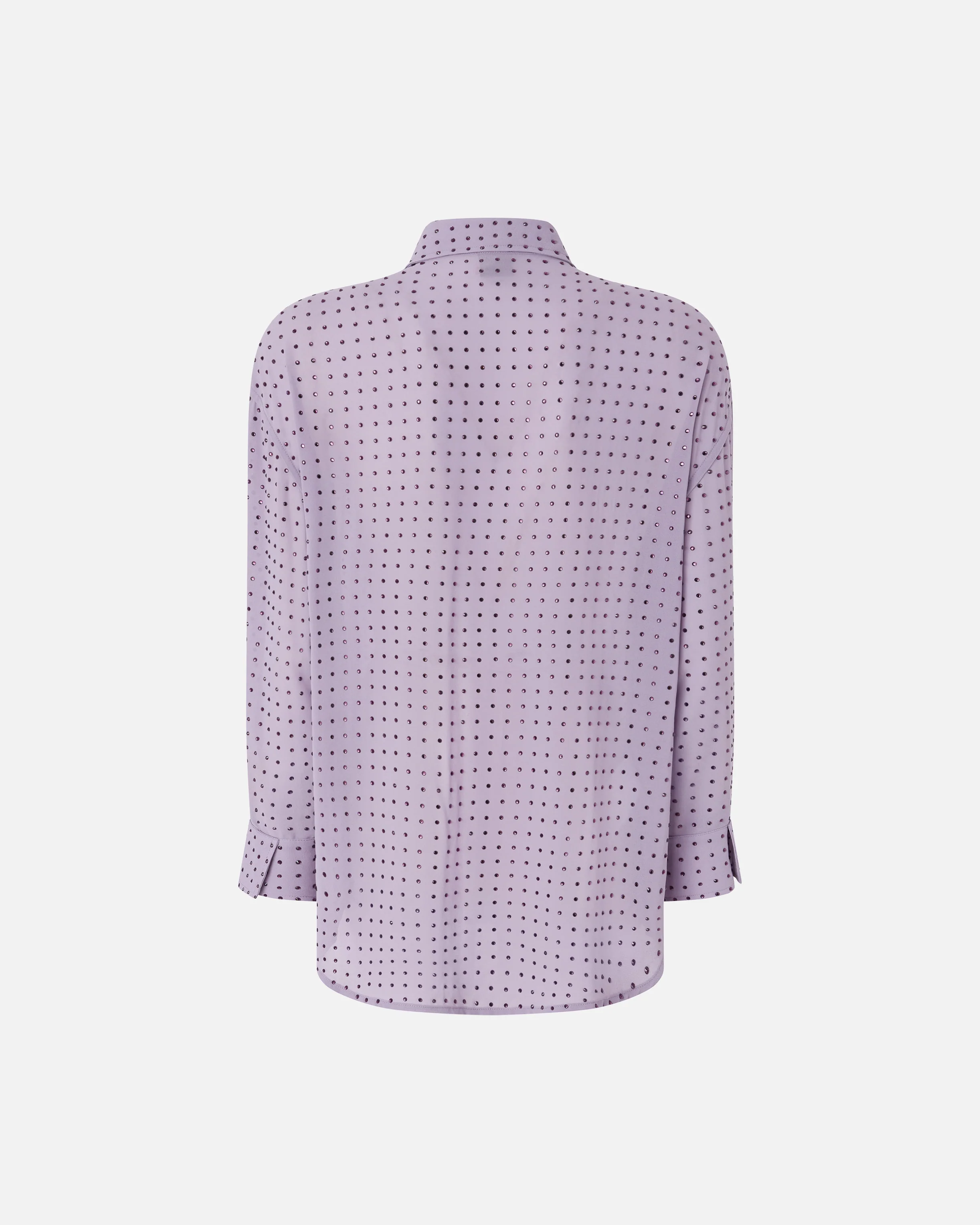 Camicia in georgette con strass - Image 6