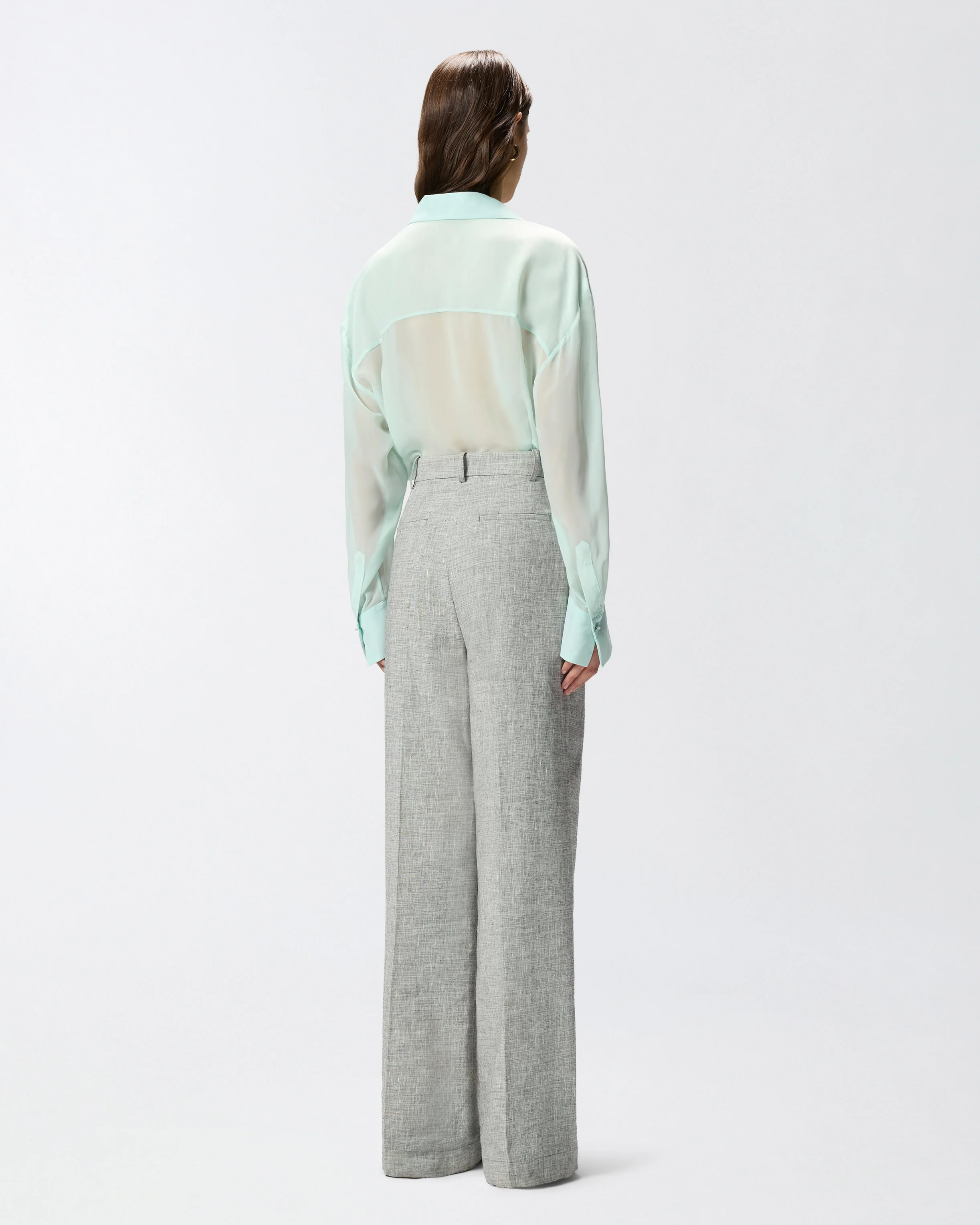 Camicia trasparente in chiffon - Image 3