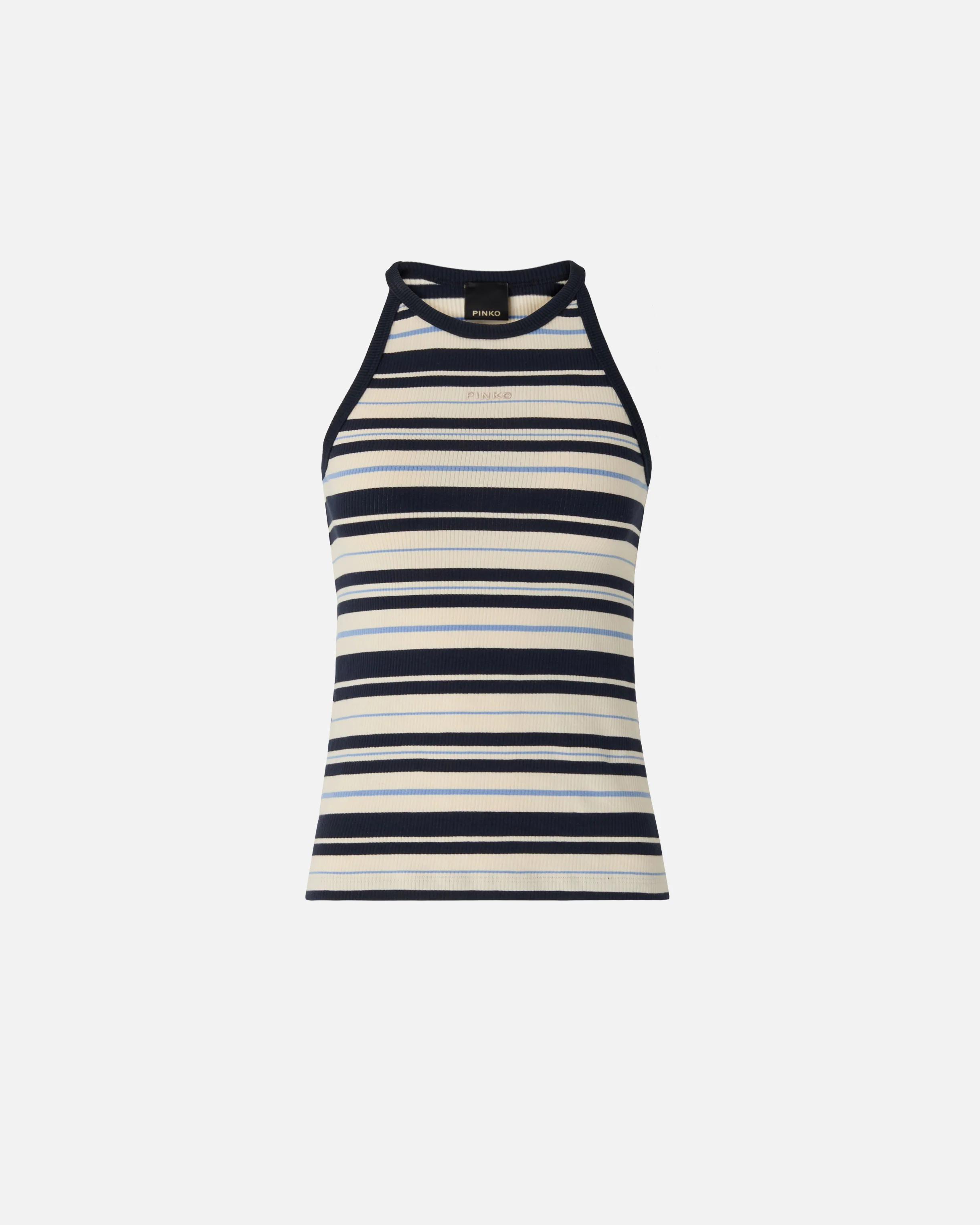 Canotta a righe con logo PINKO - Image 5