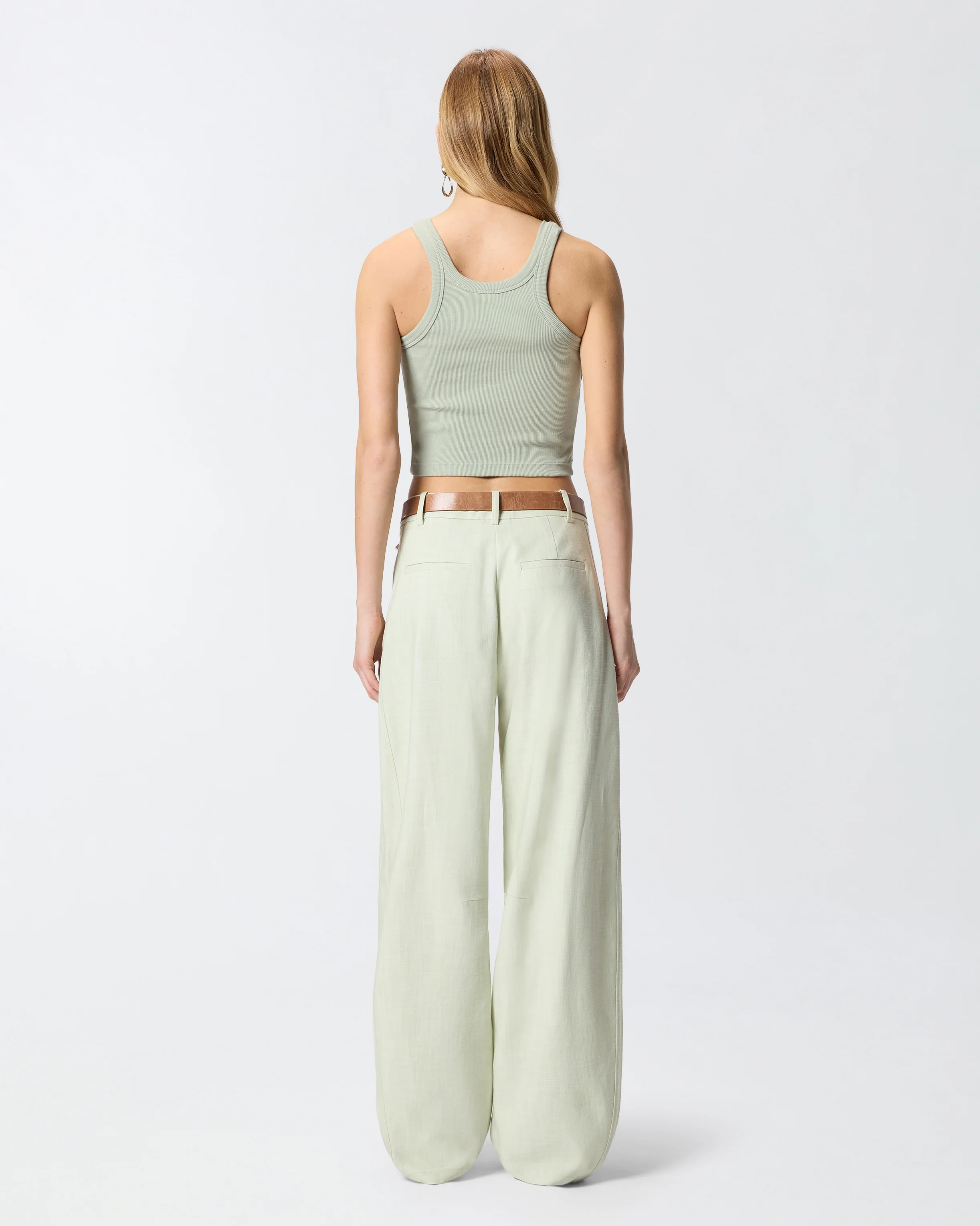 Canotta cropped con logo PINKO - Image 3