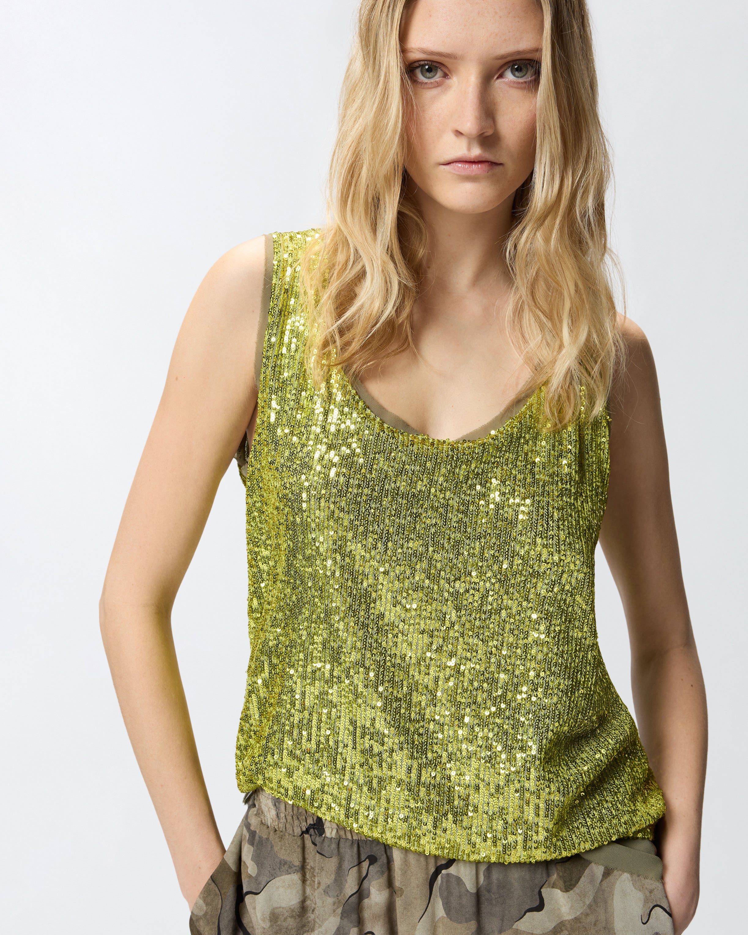 Canotta full paillettes - Image 4
