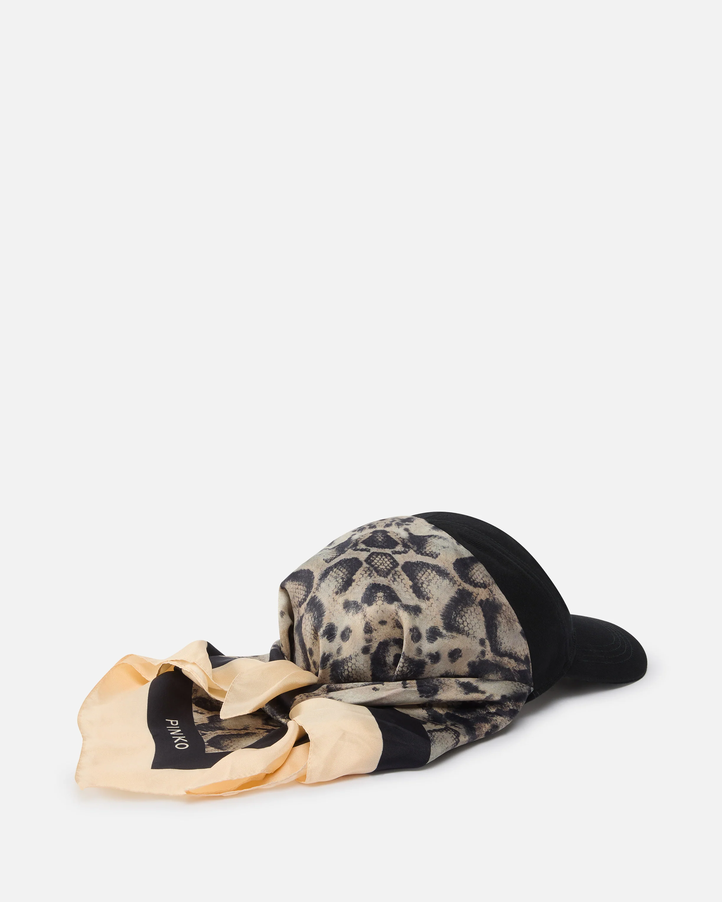 Cappello baseball con foulard animalier - Image 4