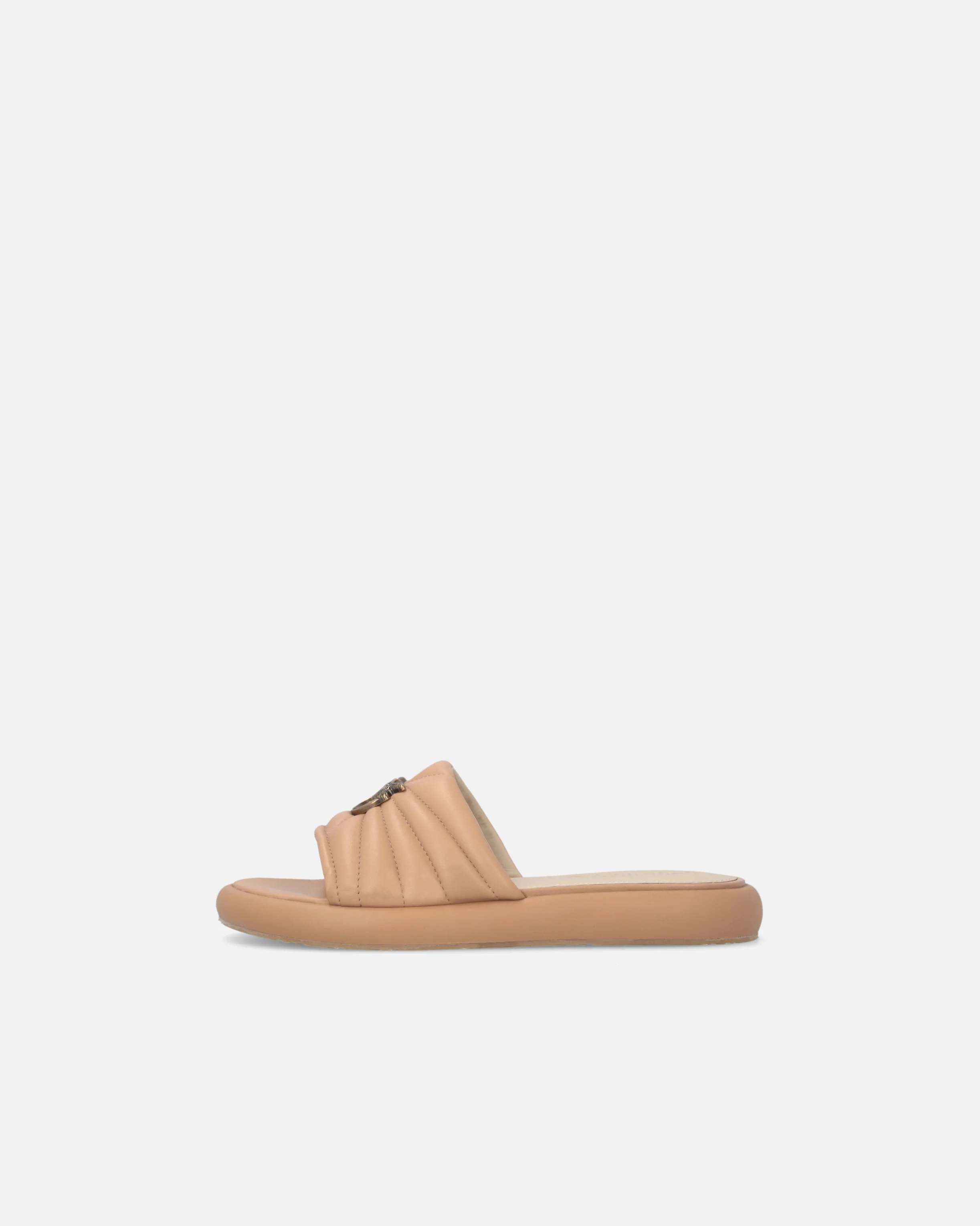 Ciabatte in nappa trapuntata con logo Love Birds - Image 5