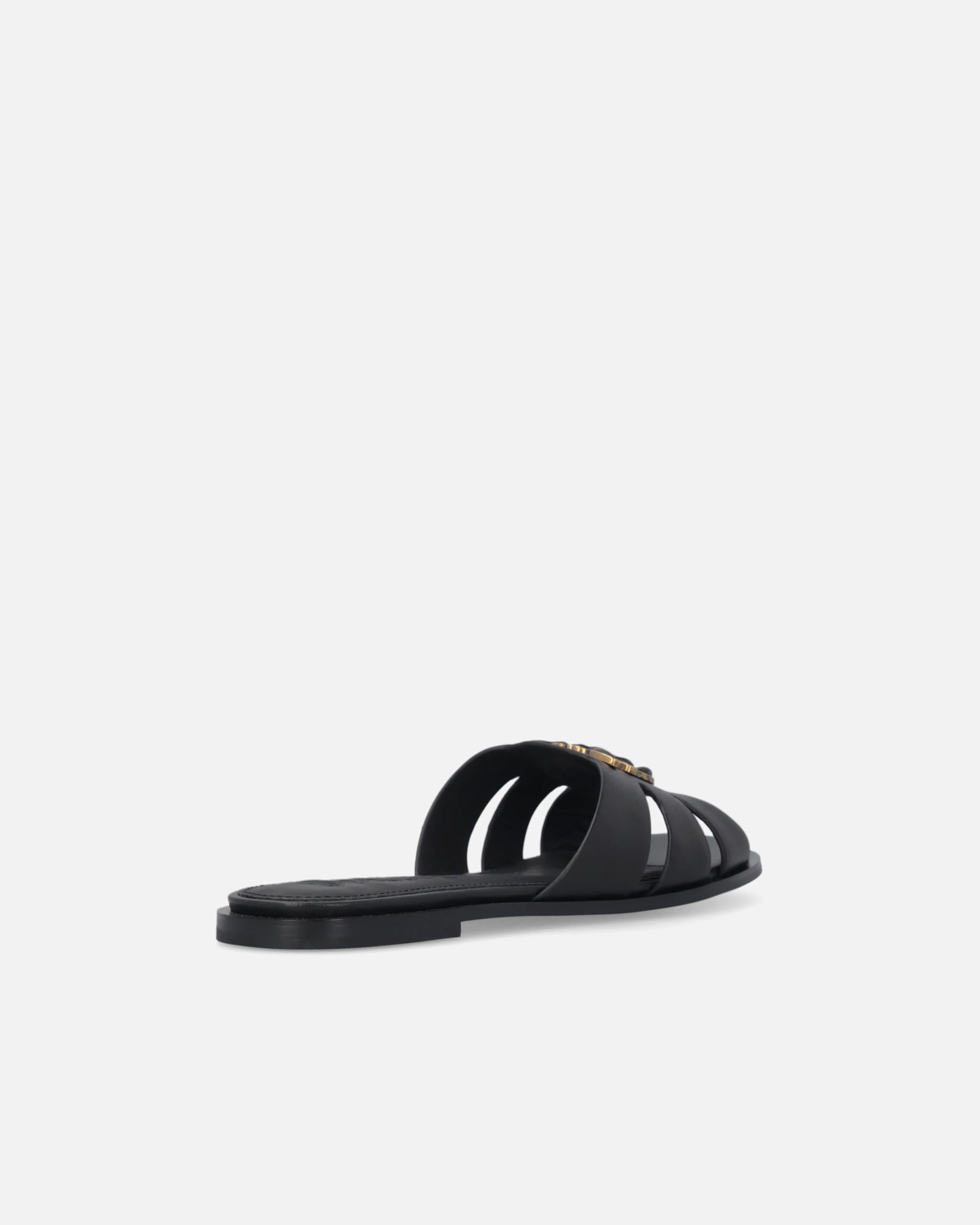 Ciabattine in pelle con logo Love Birds - Image 3
