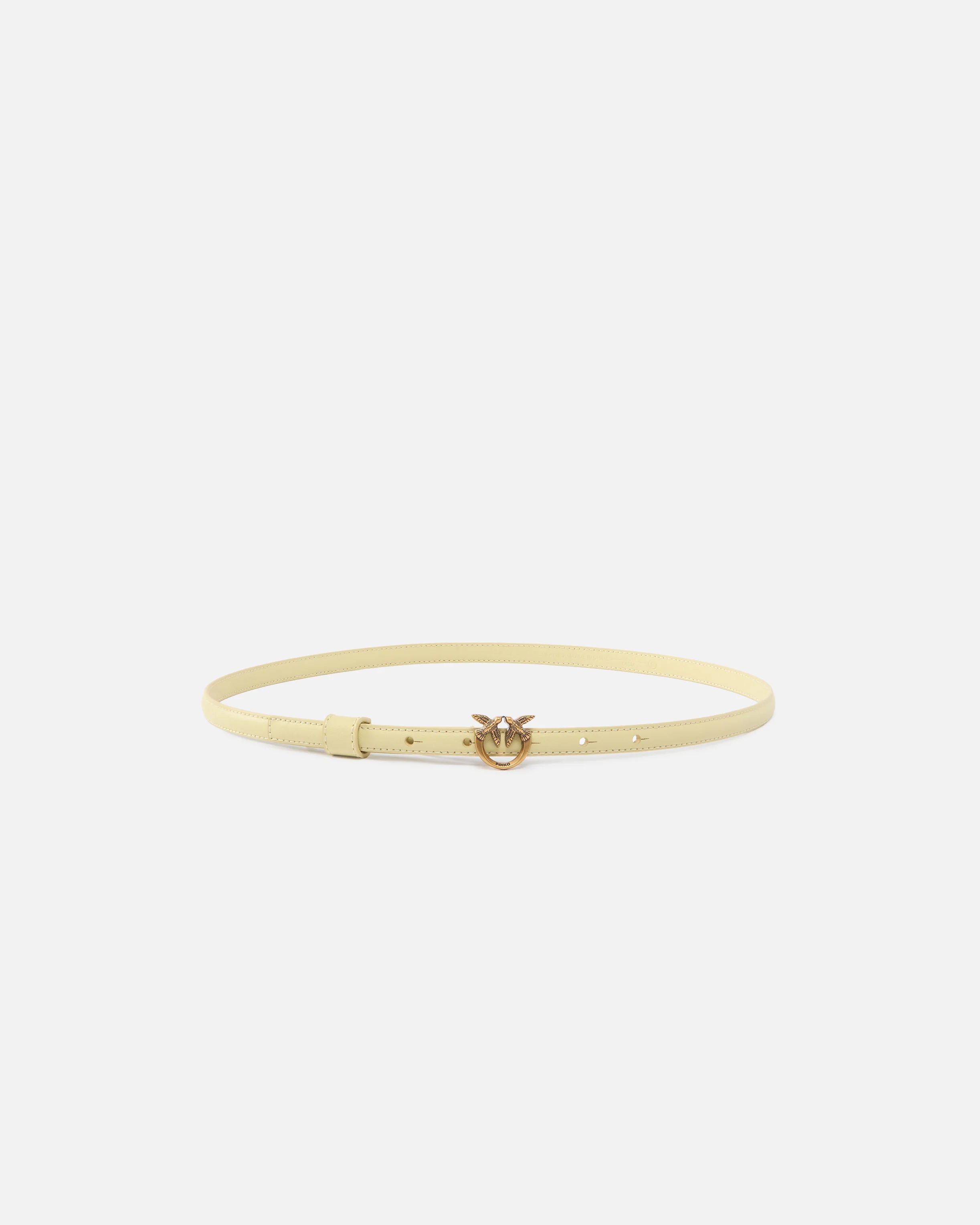 Cintura sottile fibbia Love Birds 1cm