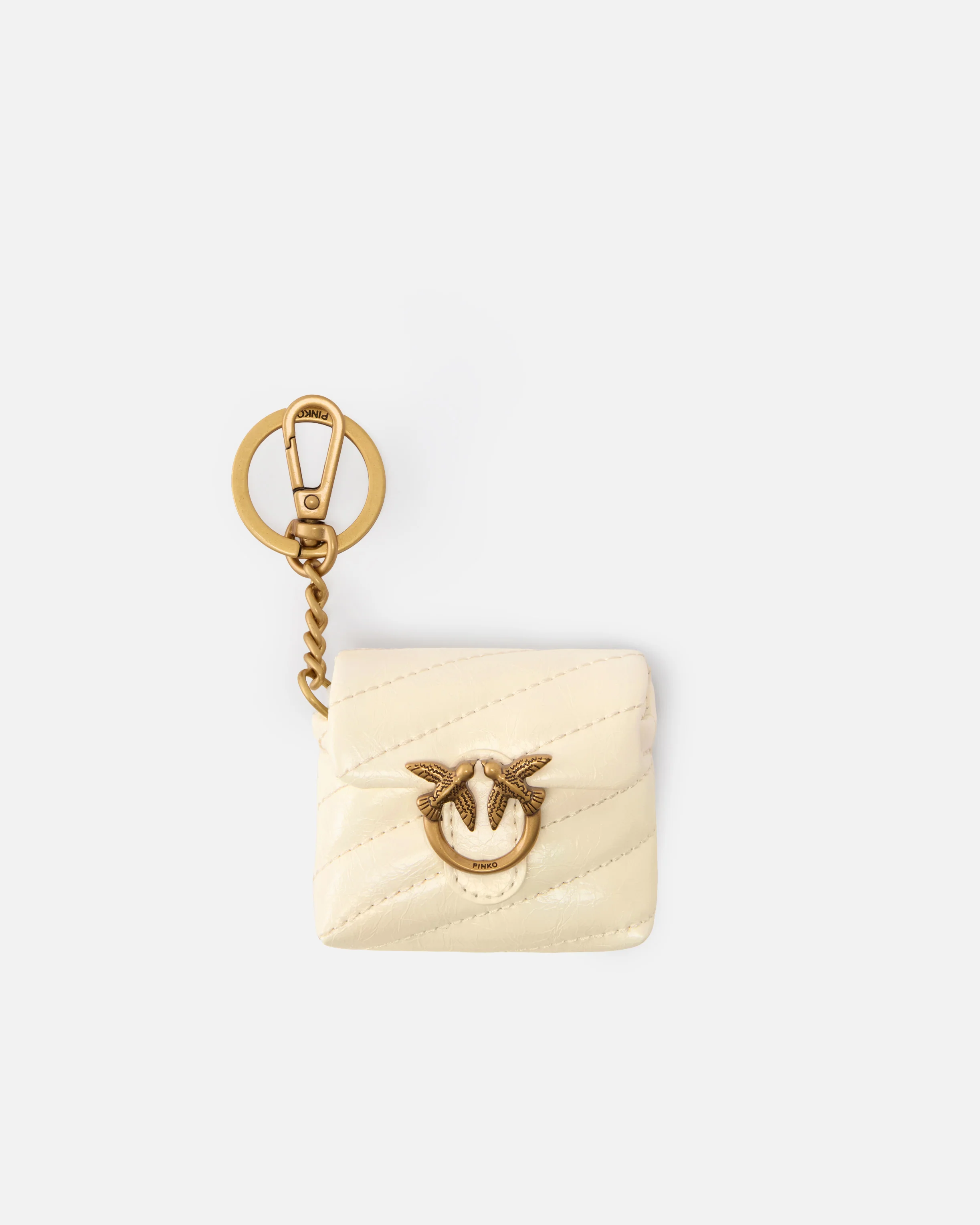 Custodia AirPods Love Bag Puff in pelle lucida