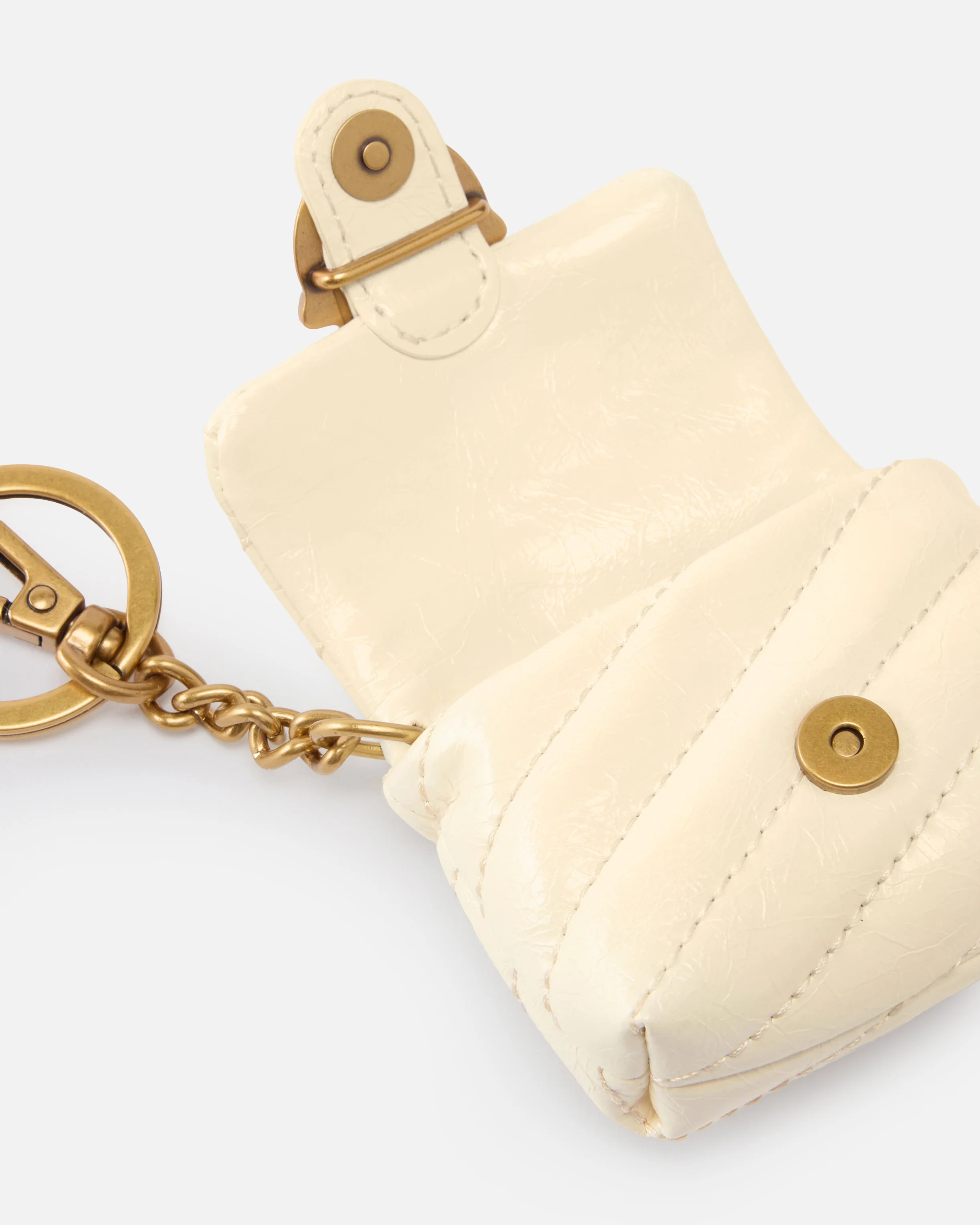 Custodia AirPods Love Bag Puff in pelle lucida - Image 3