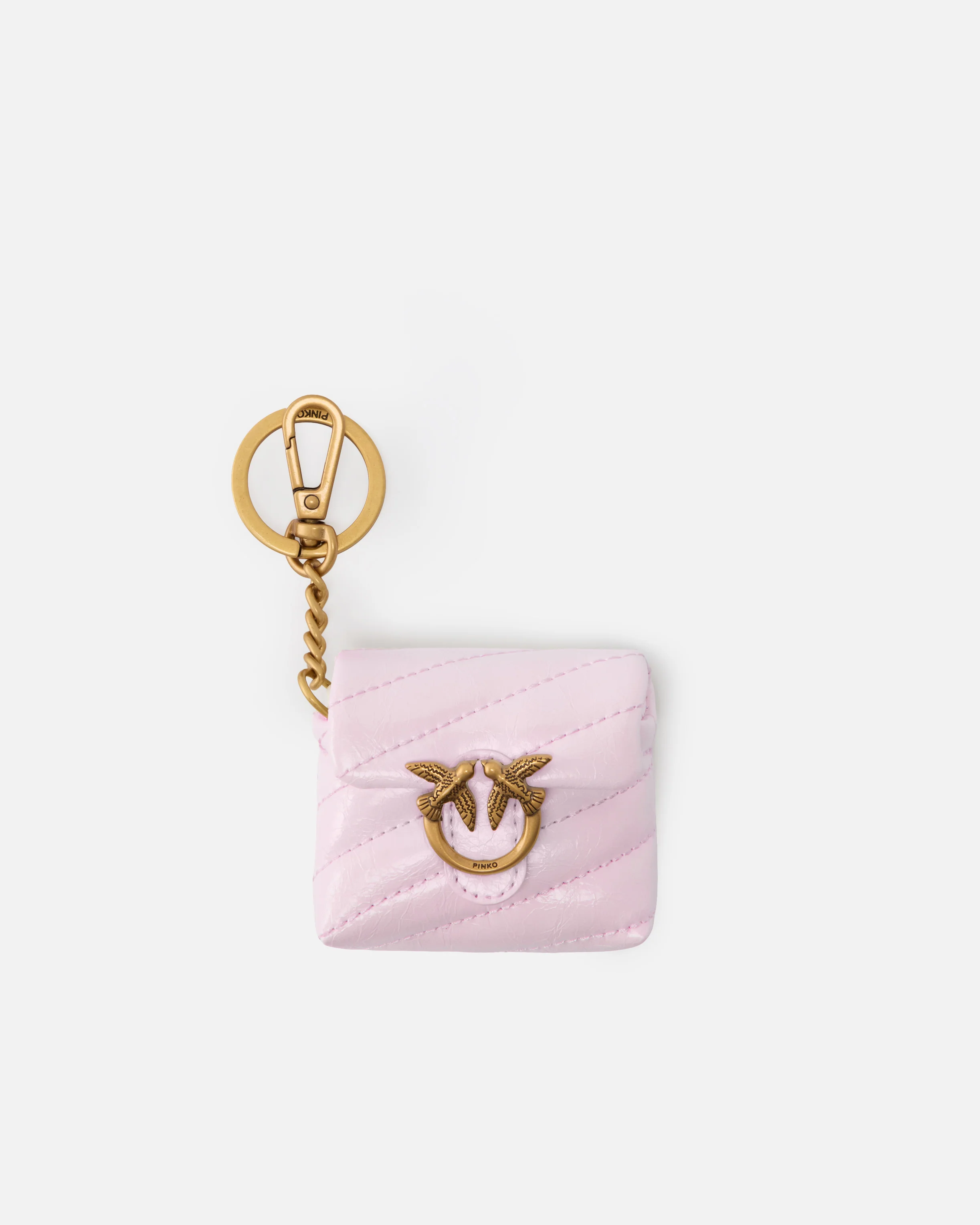Custodia AirPods Love Bag Puff in pelle lucida
