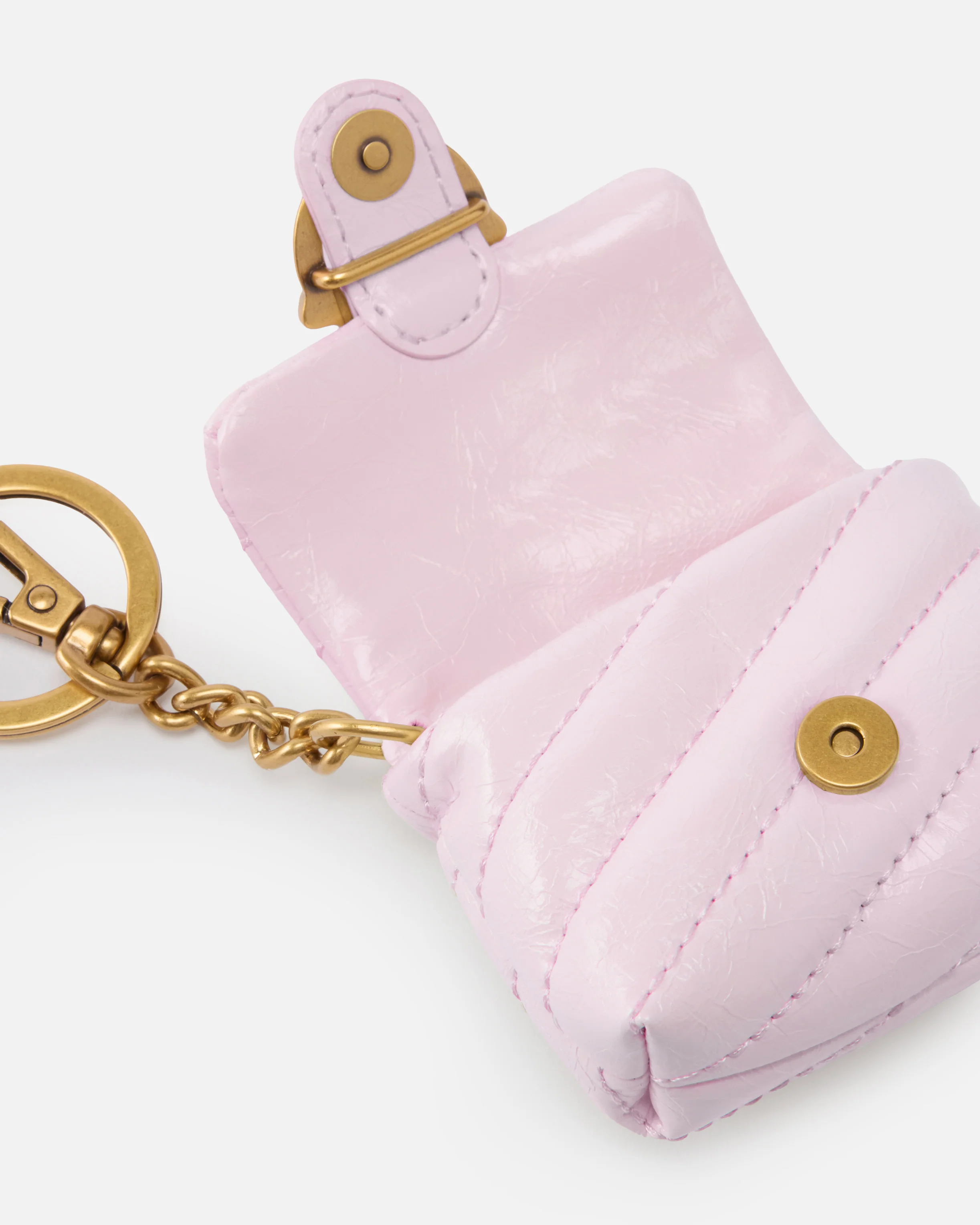 Custodia AirPods Love Bag Puff in pelle lucida - Image 3