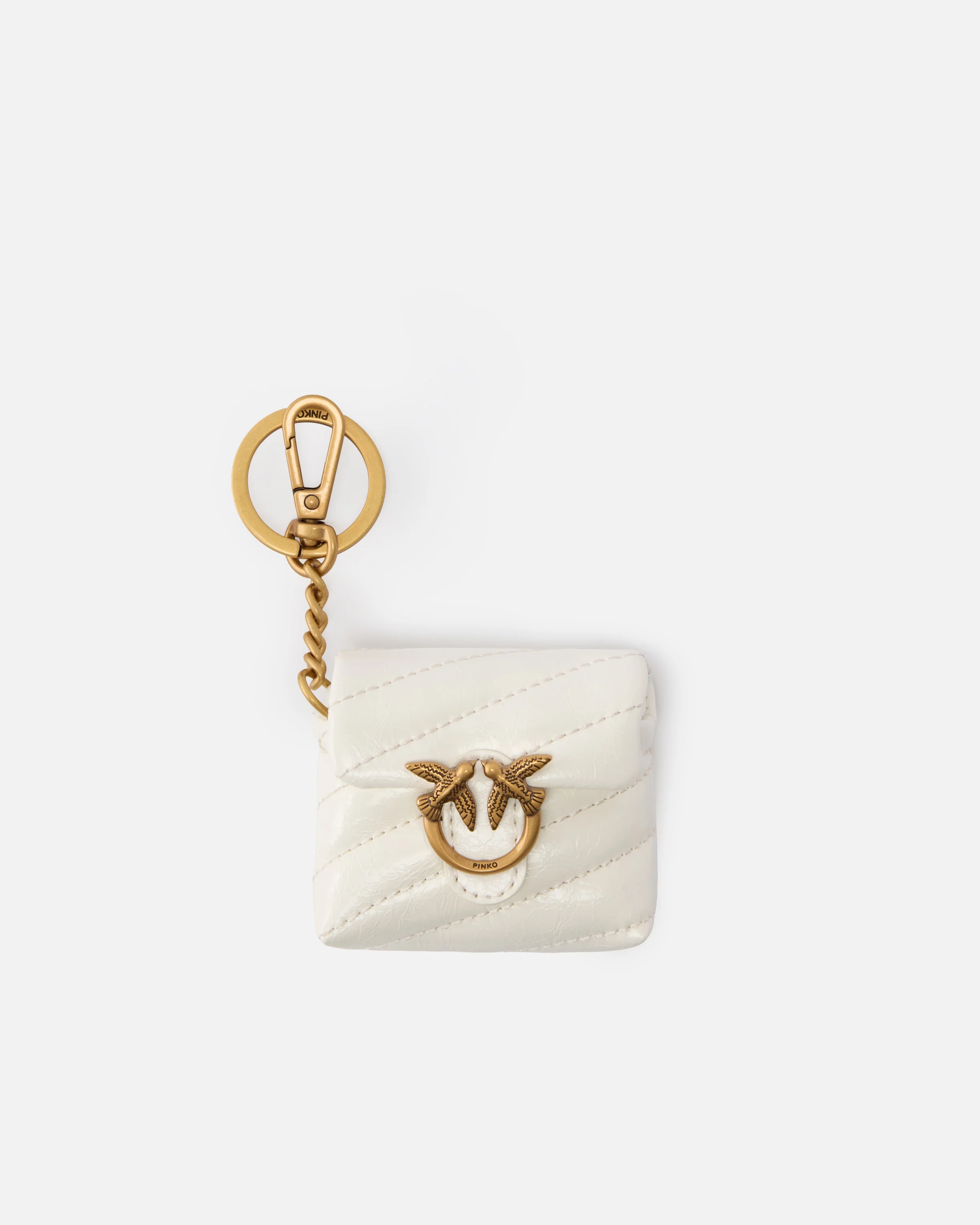 Custodia AirPods Love Bag Puff in pelle lucida