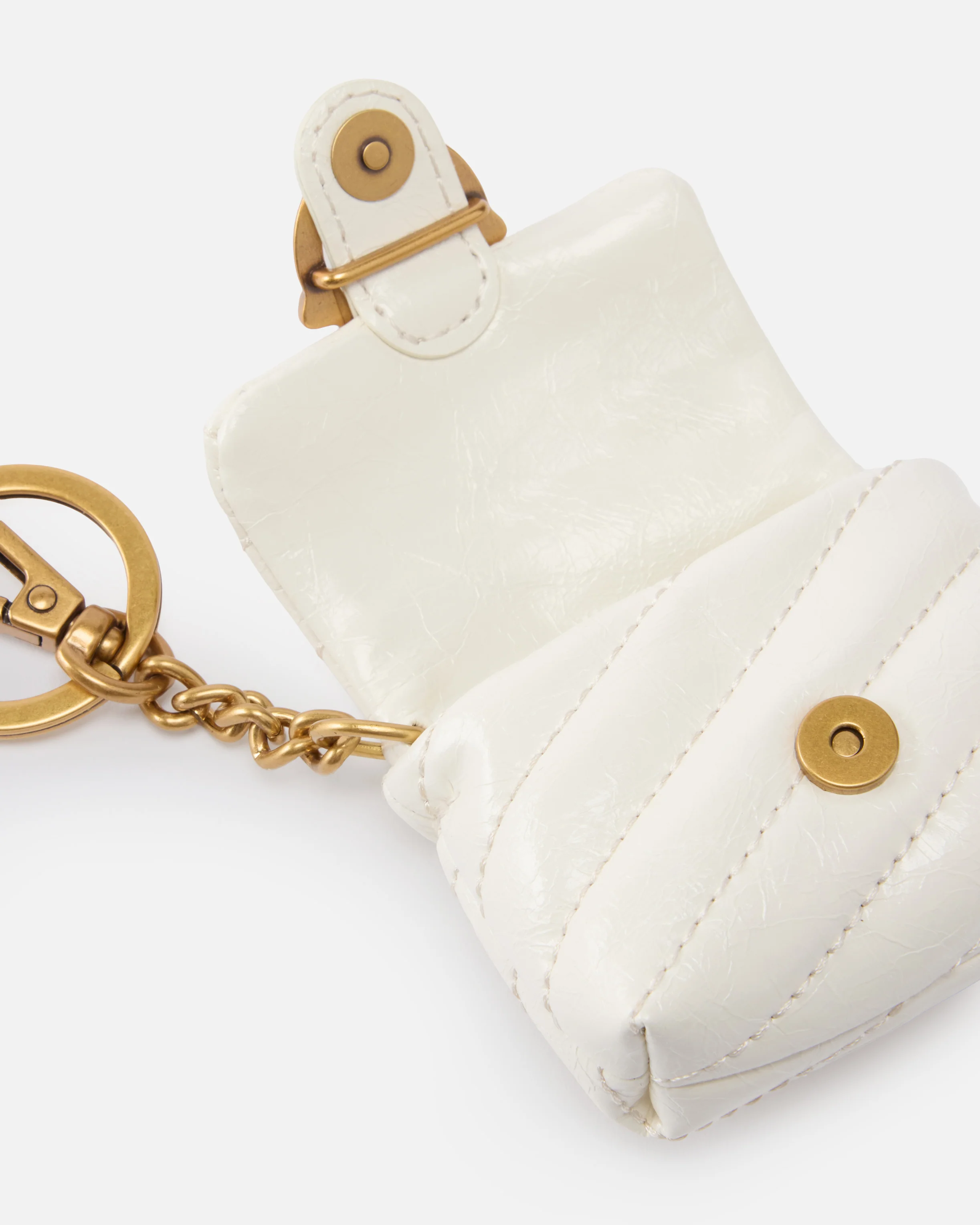Custodia AirPods Love Bag Puff in pelle lucida - Image 3