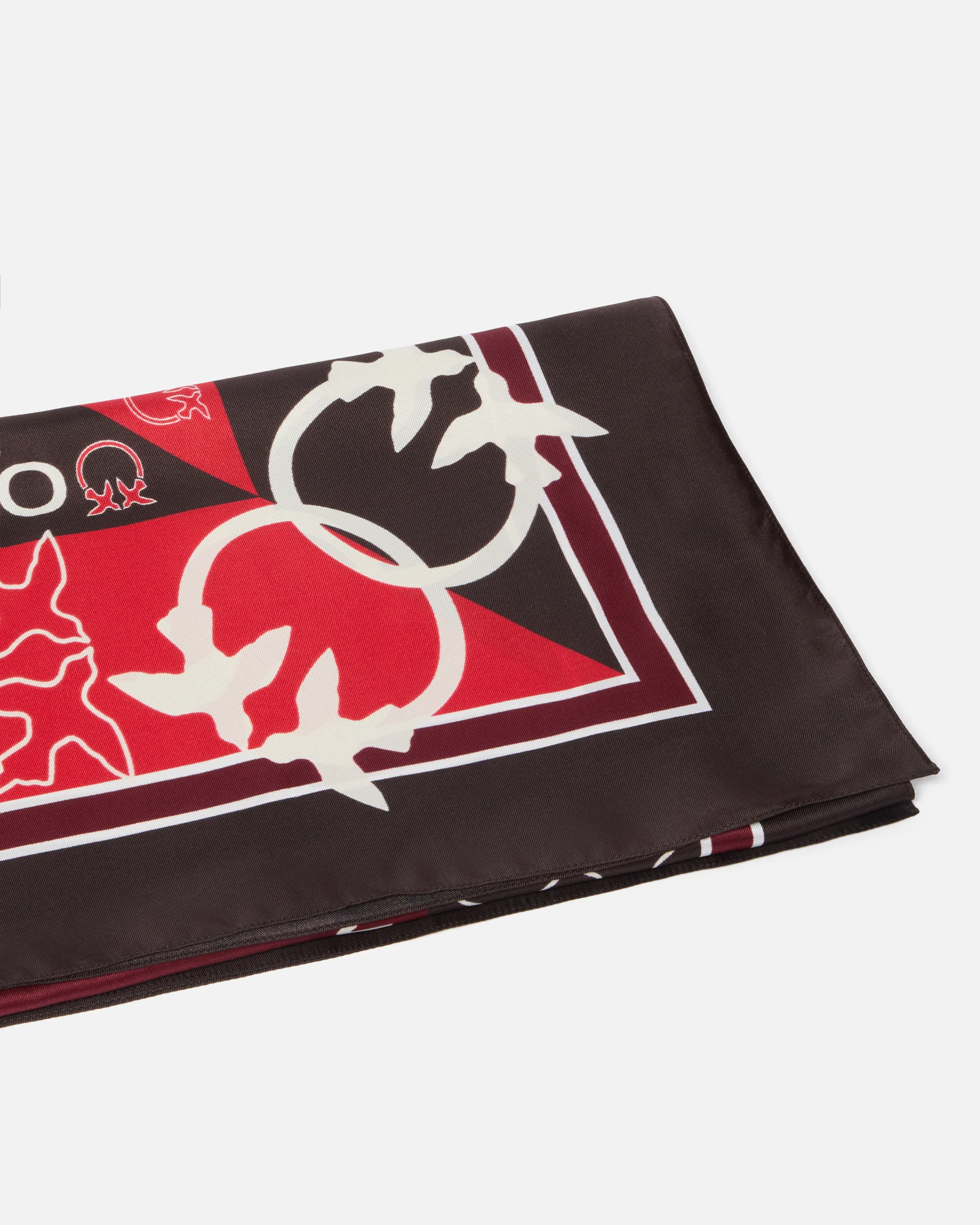 Foulard bicolor con loghi - Image 4