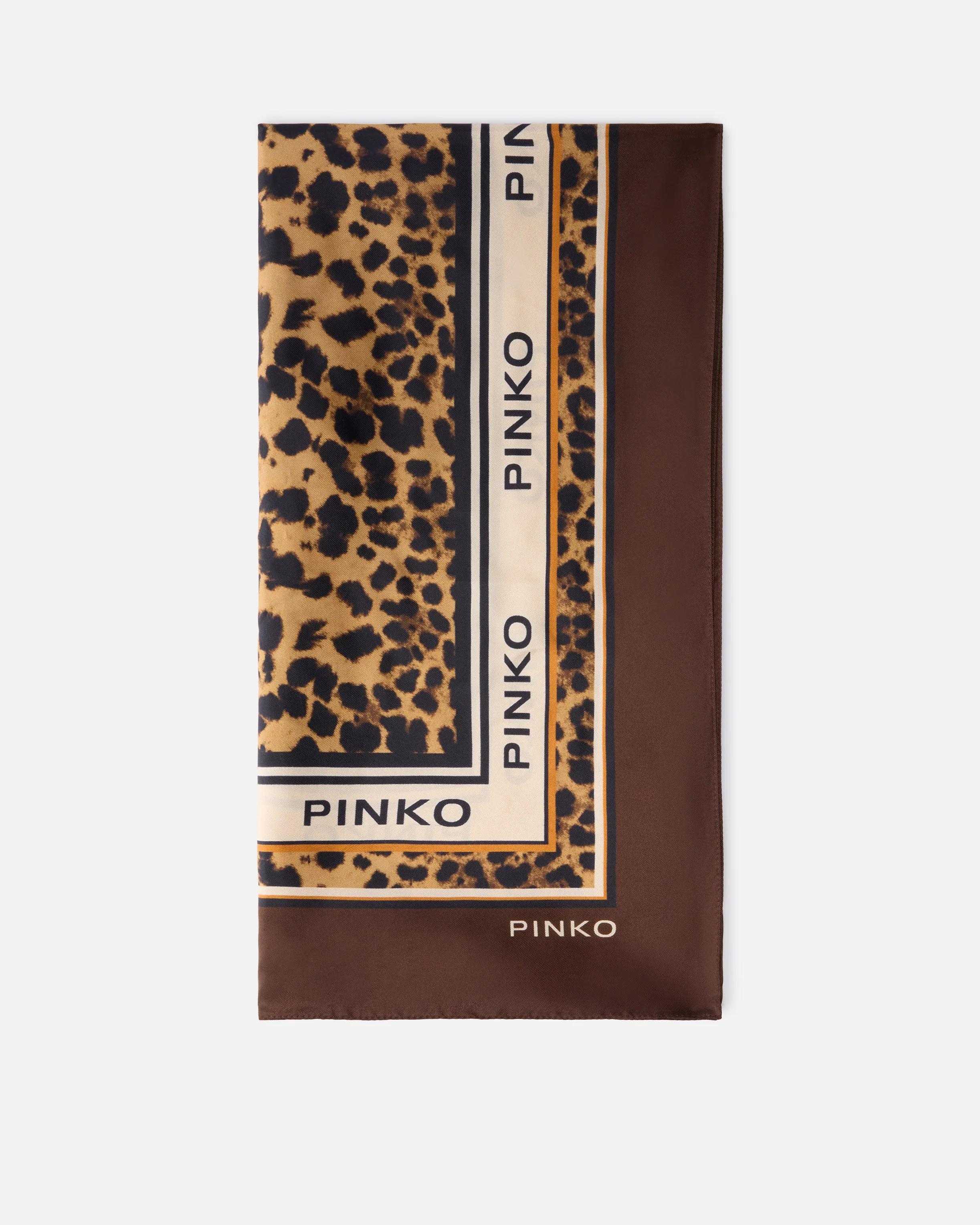 Foulard con stampa leopardata - Image 2