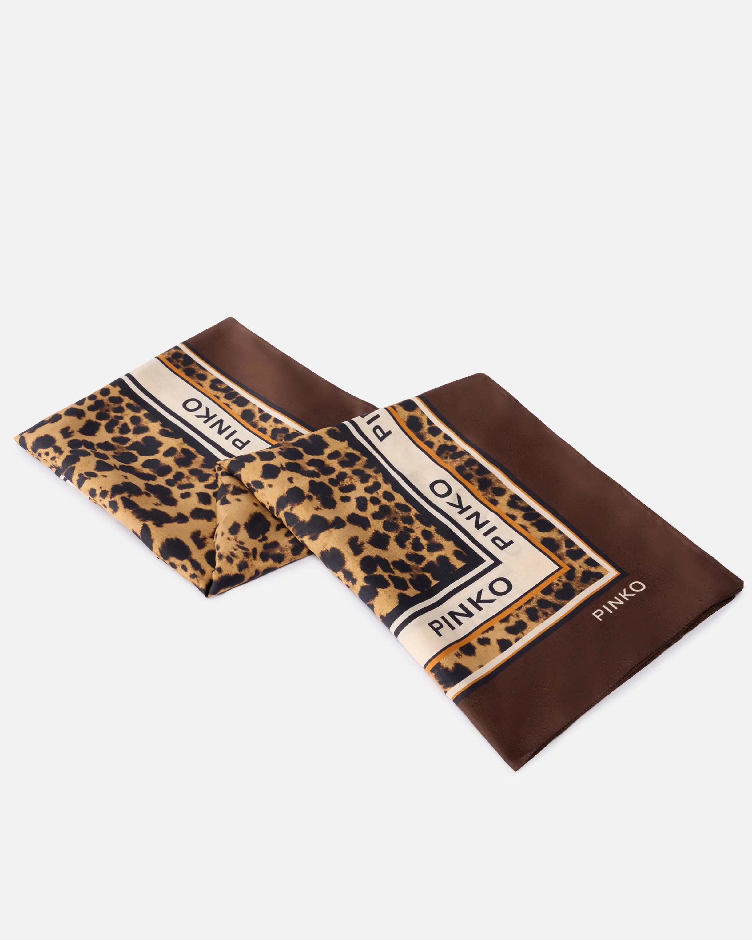 Foulard con stampa leopardata - Image 3