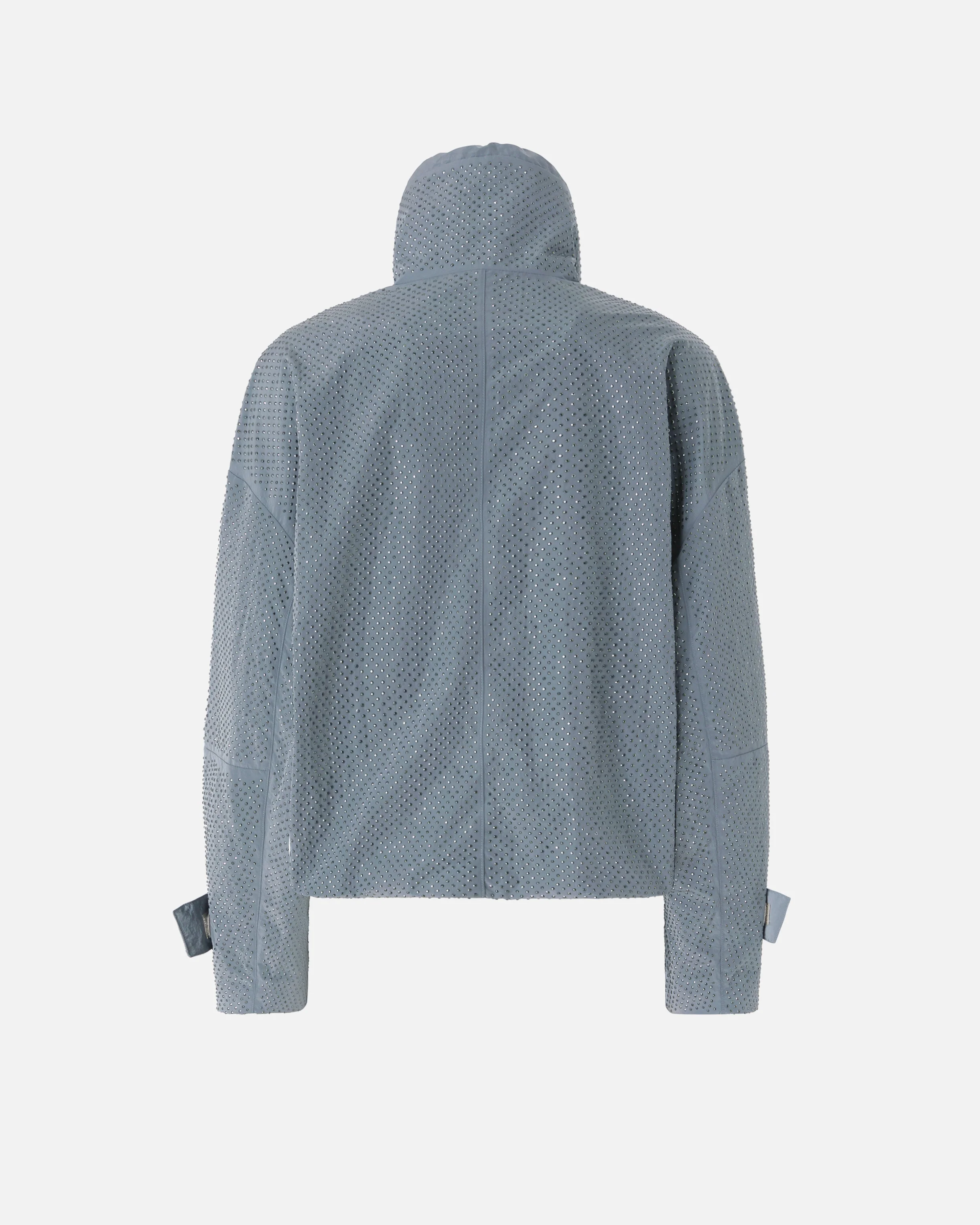 Giacca blouson con micro borchie all over - Image 6