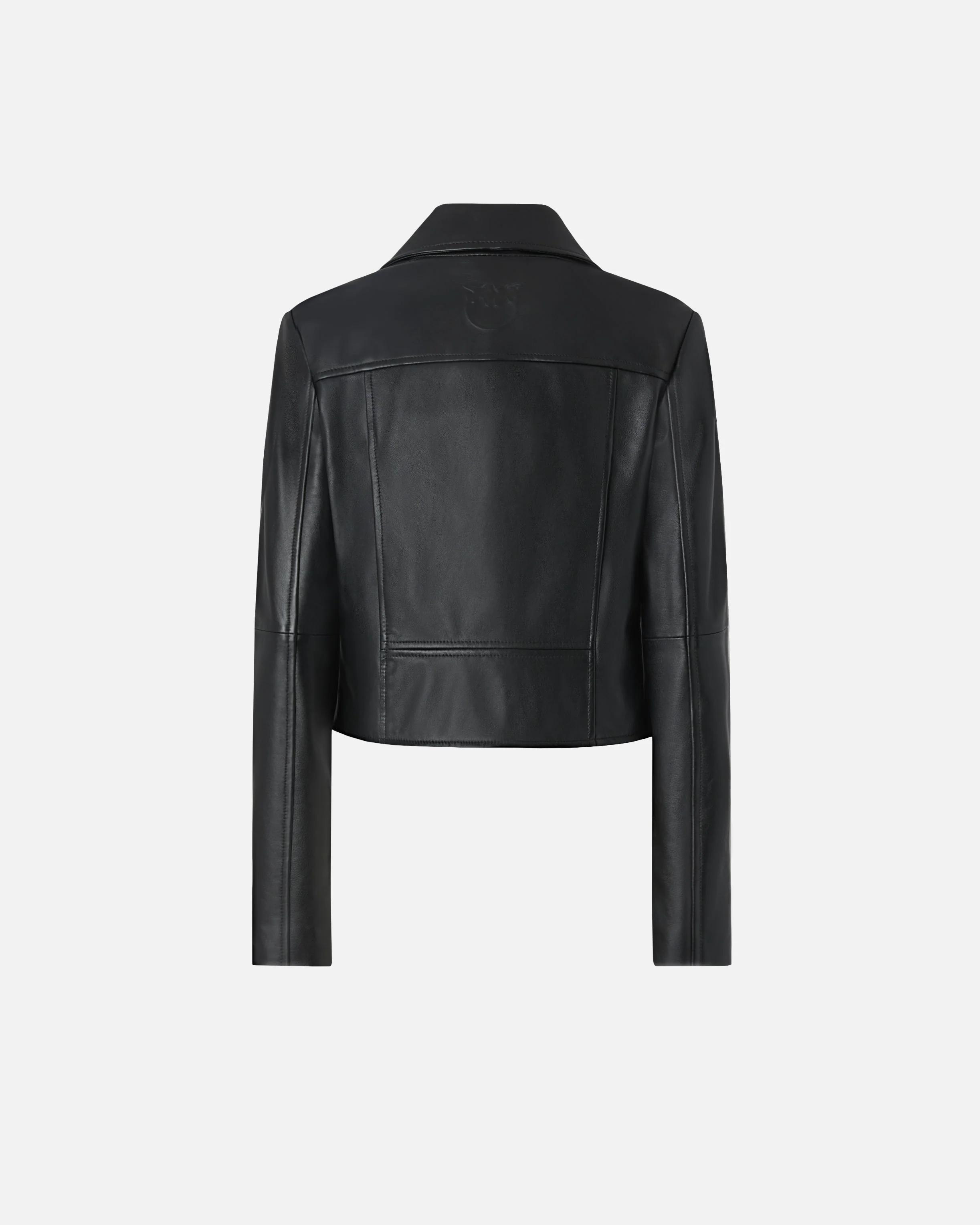 Giacca chiodo stile biker in nappa - Image 6
