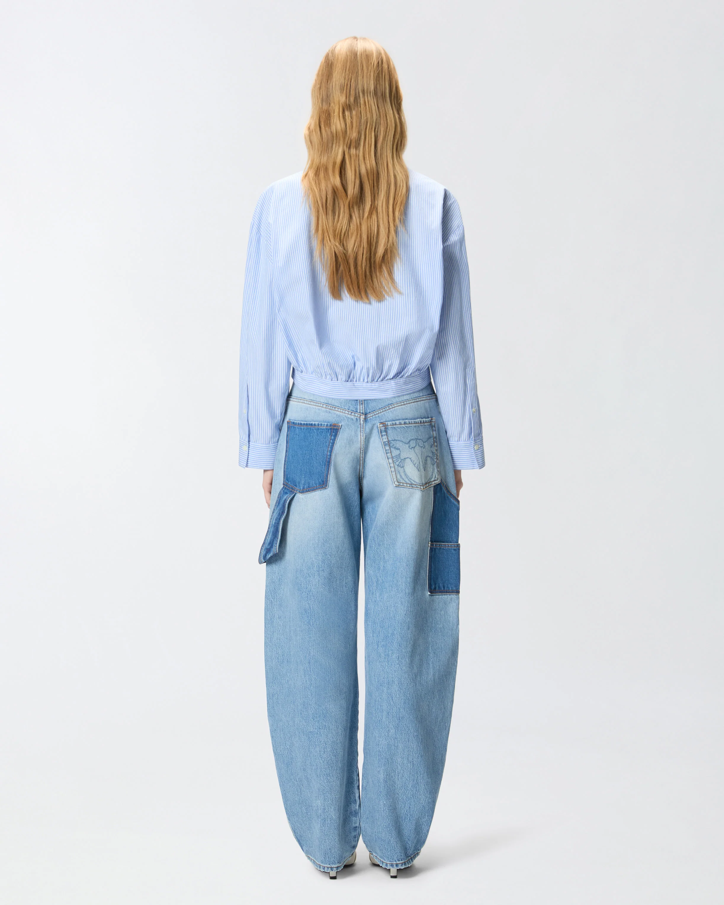 Jeans balloon fit bicolor - Image 3