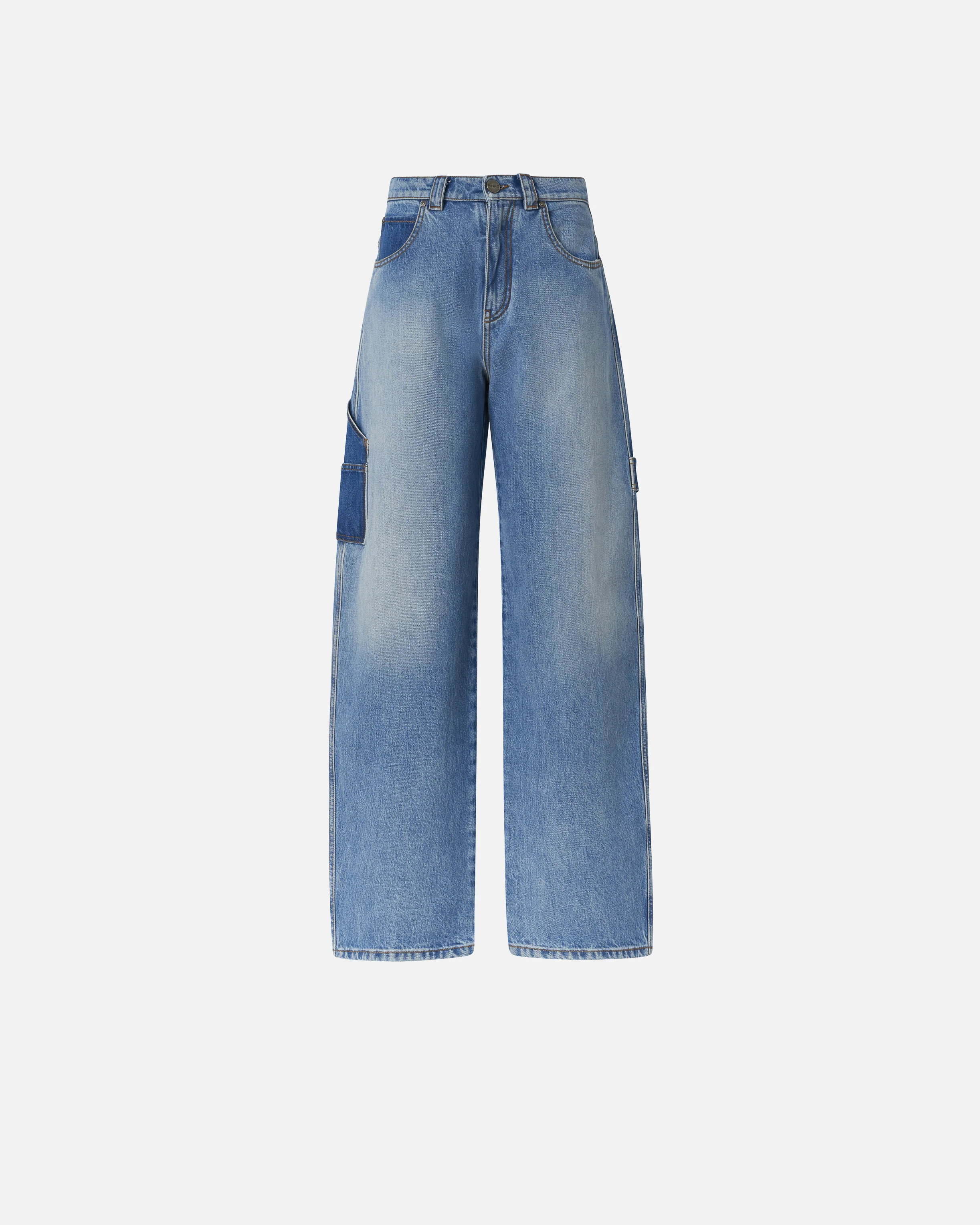Jeans balloon fit bicolor - Image 5