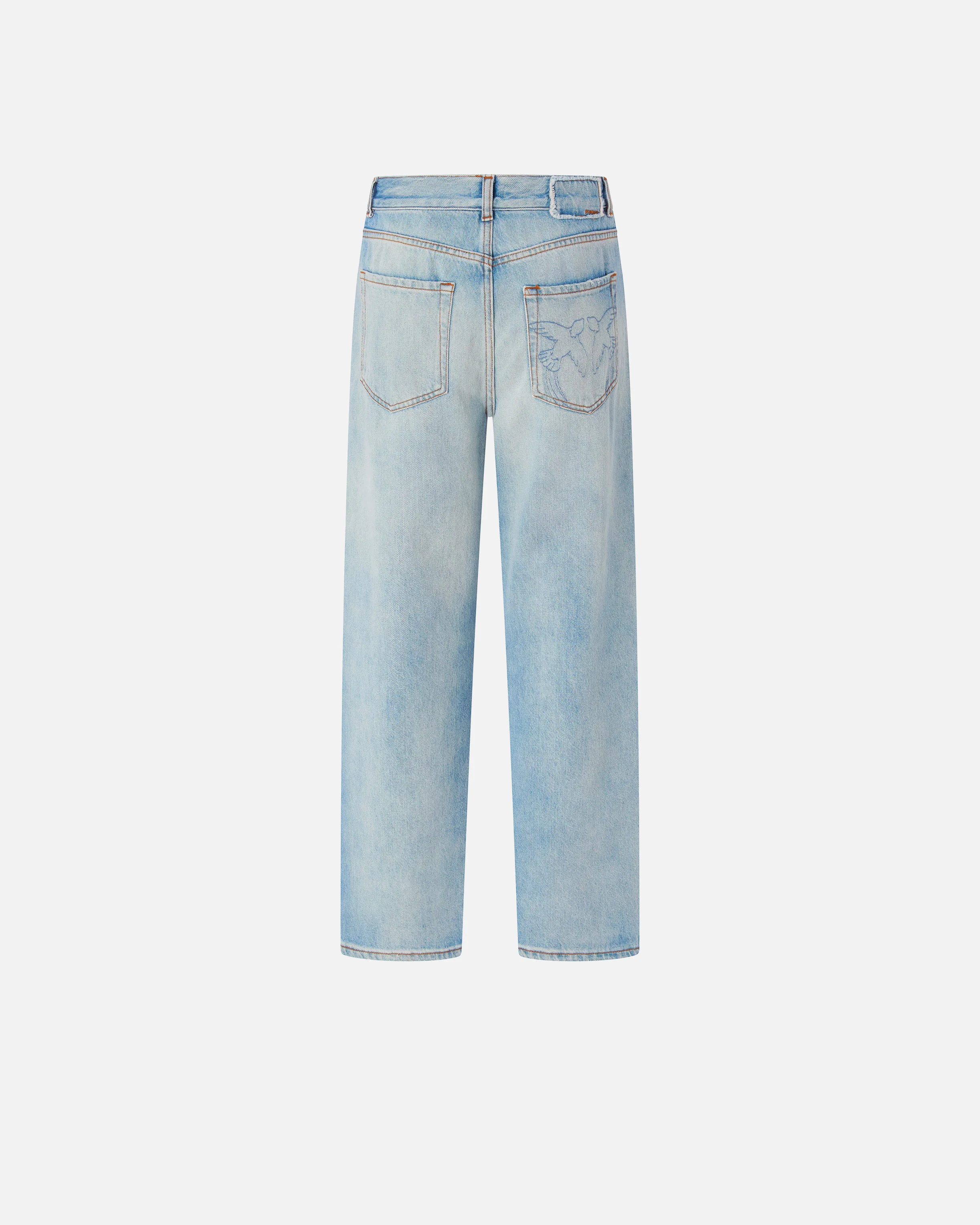 Jeans loose fit con spacchetti - Image 6