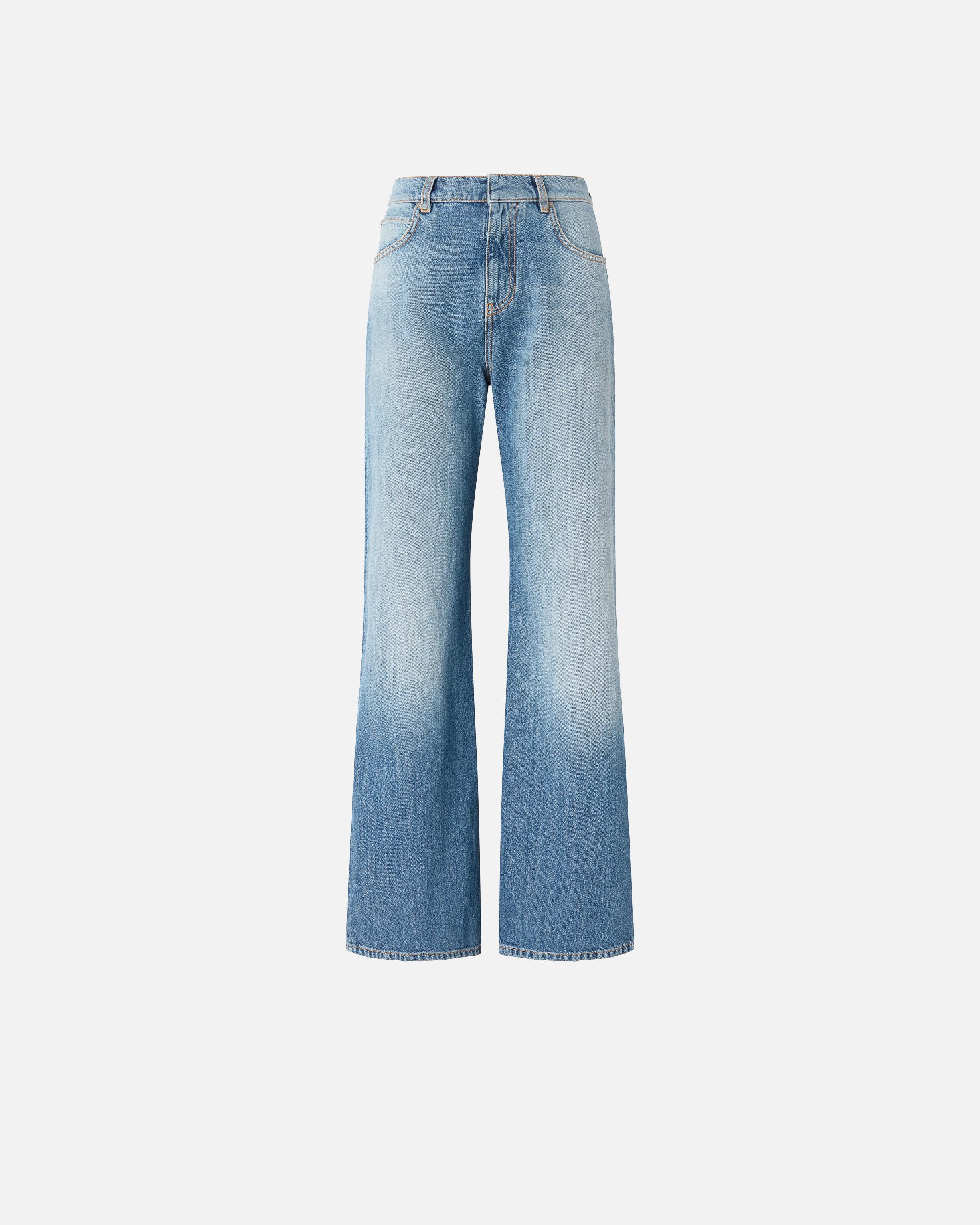 Jeans wide leg con scoloriture - Image 5