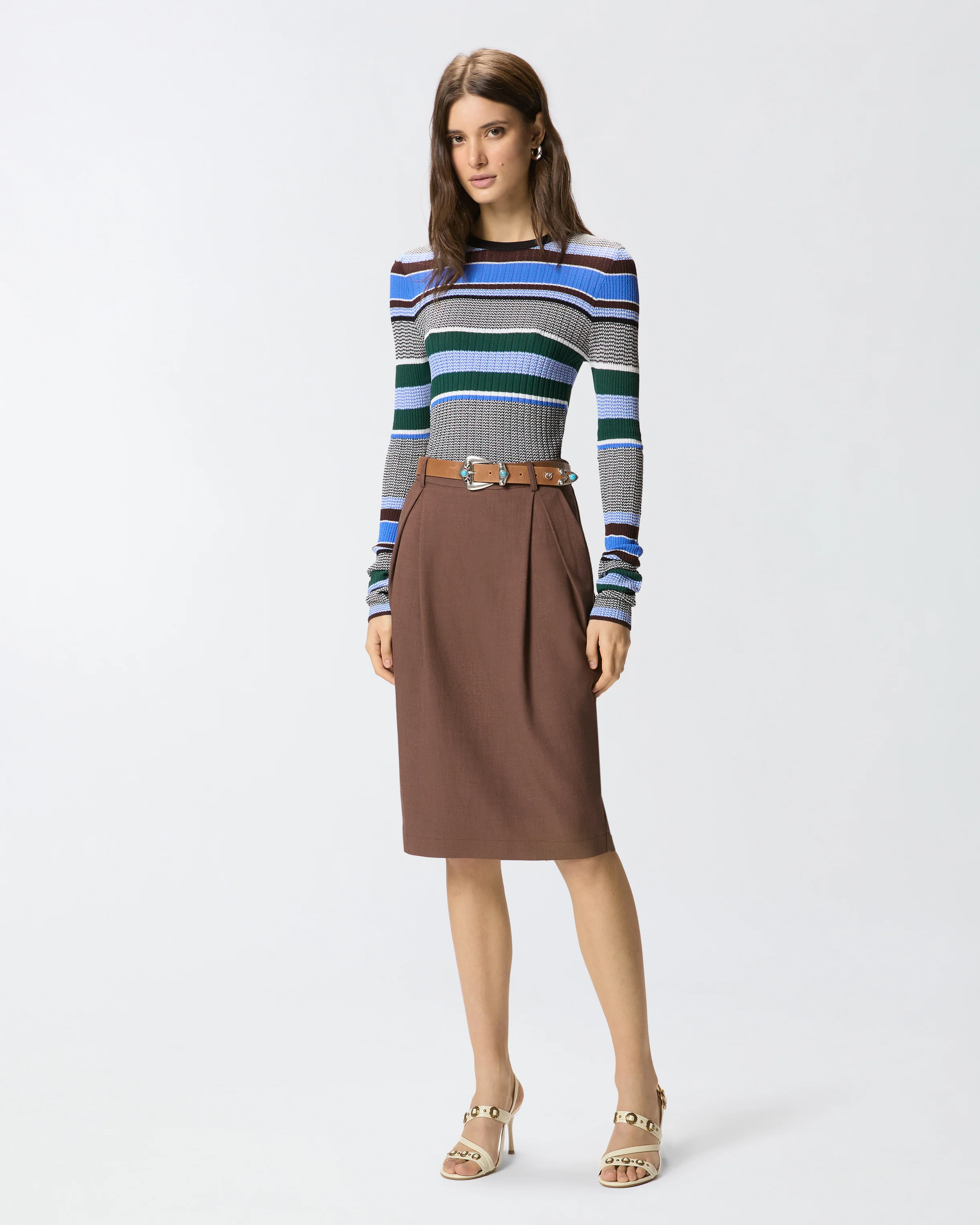 Maglia a righe multicolor - Image 2