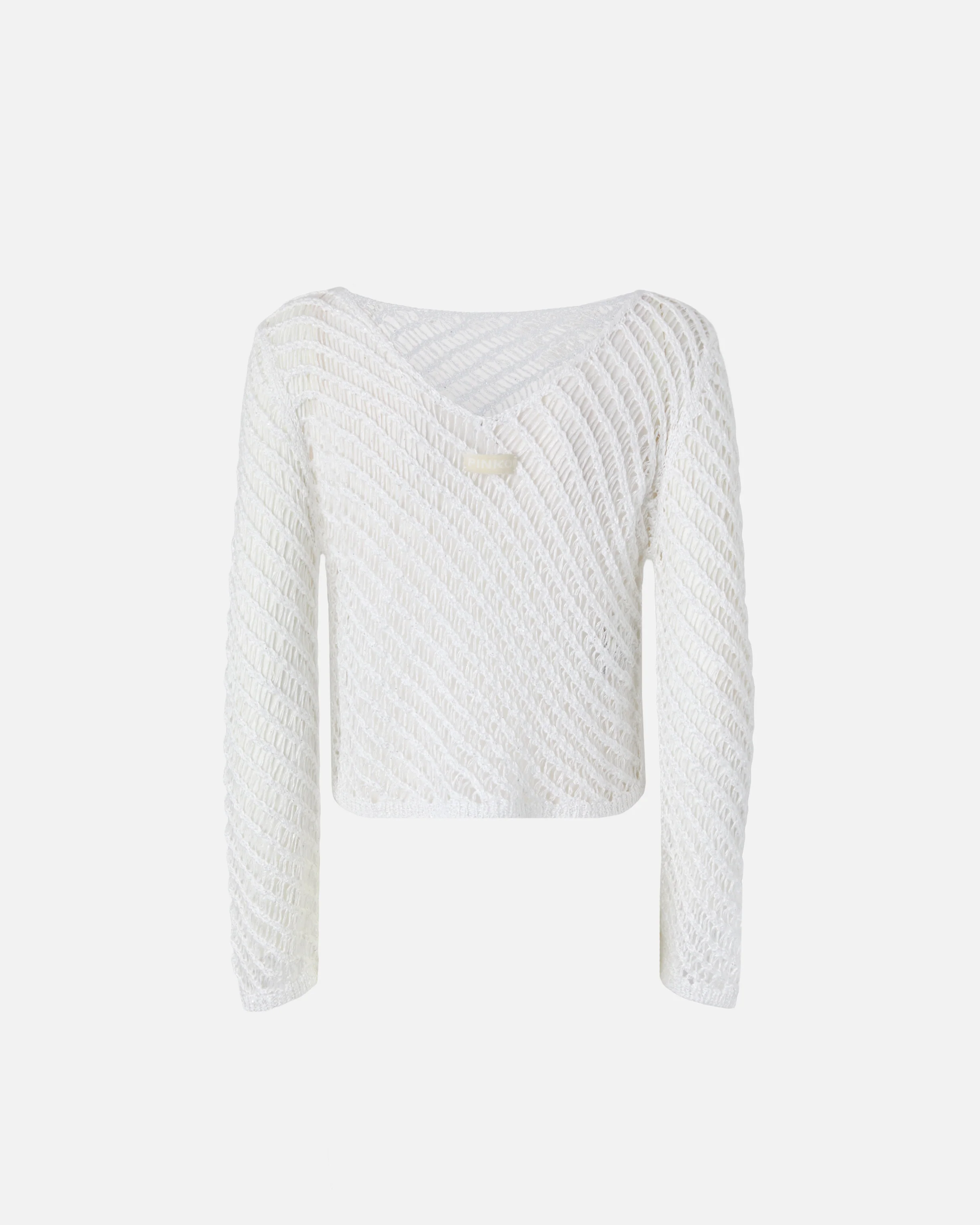 Maglia effetto uncinetto con paillettes - Image 6