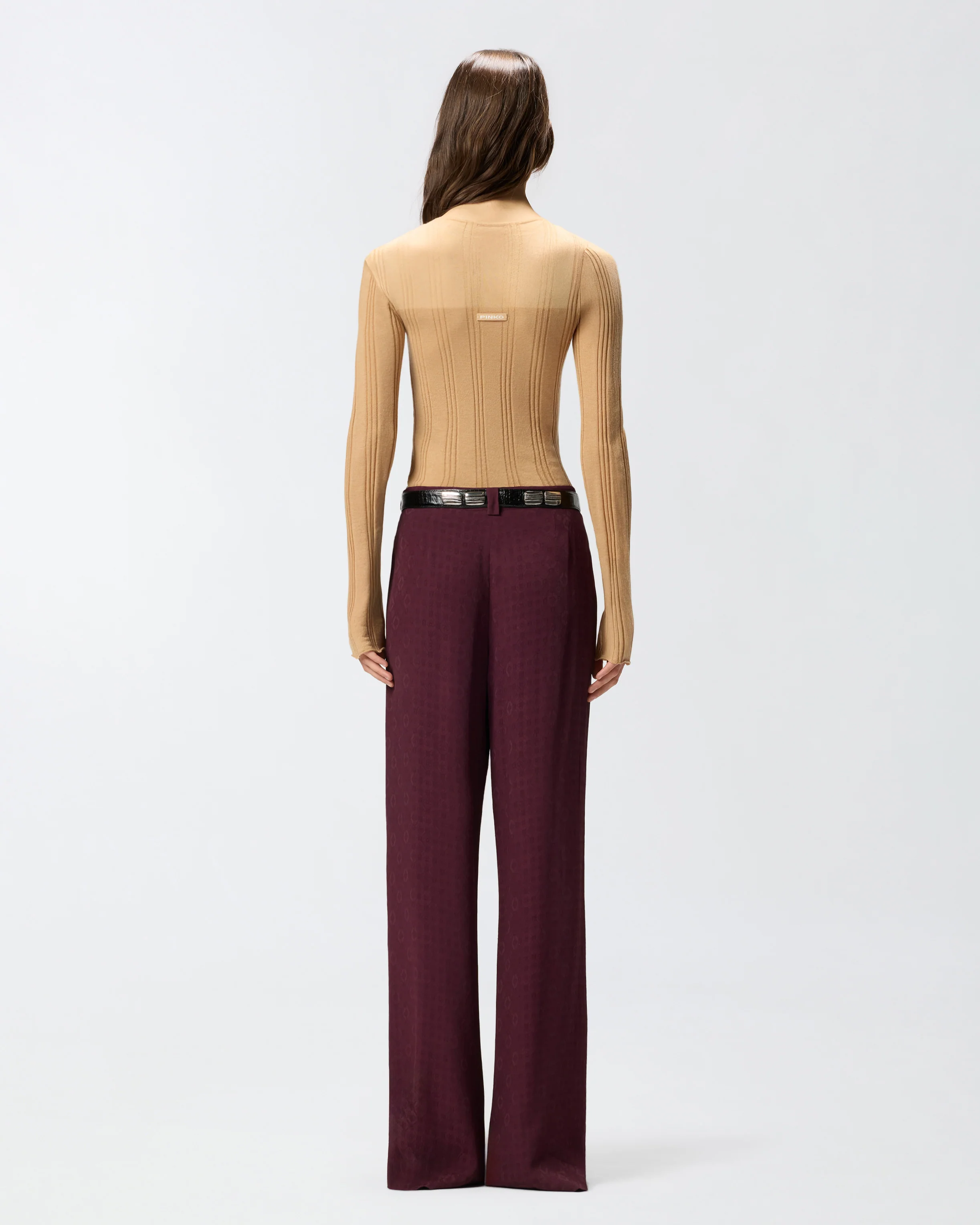 Maglia leggera a coste con trasparenze - Image 3
