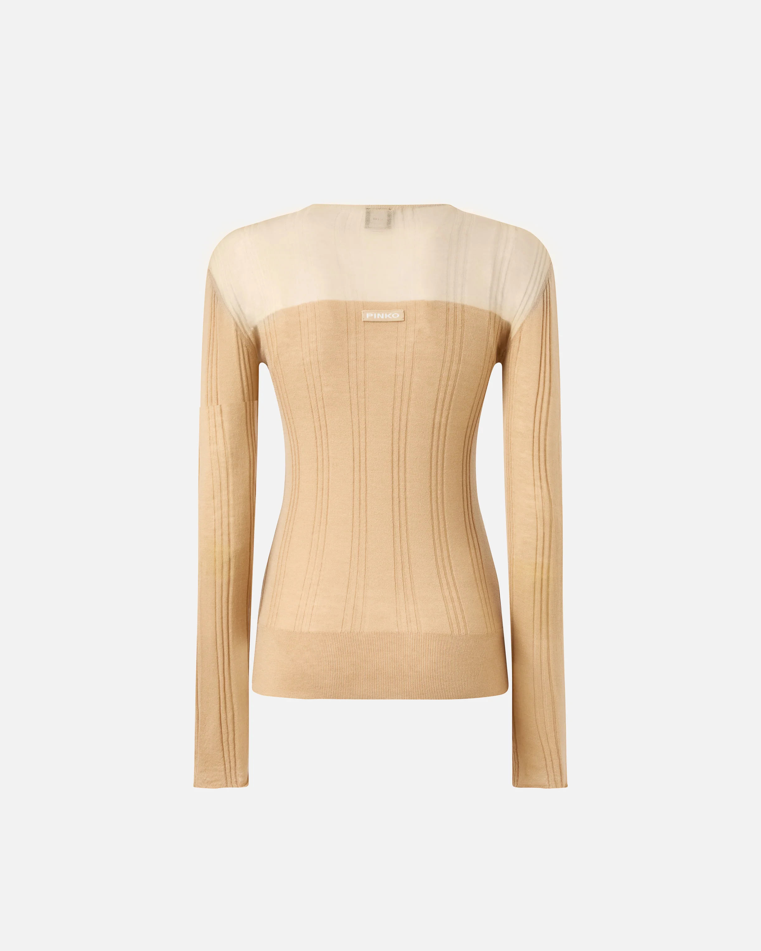 Maglia leggera a coste con trasparenze - Image 6