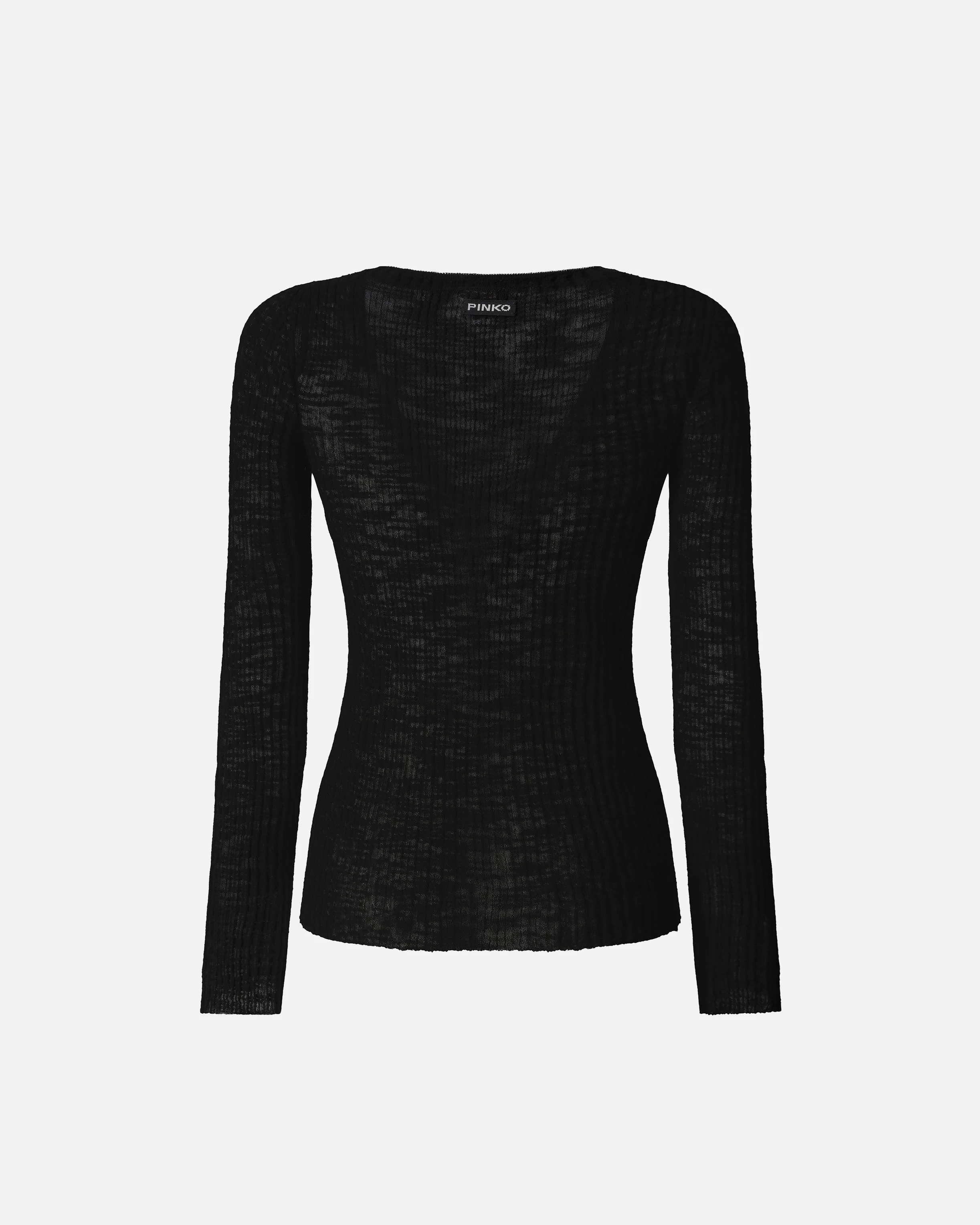 Maglia serafino leggera in cotone a costine - Image 6